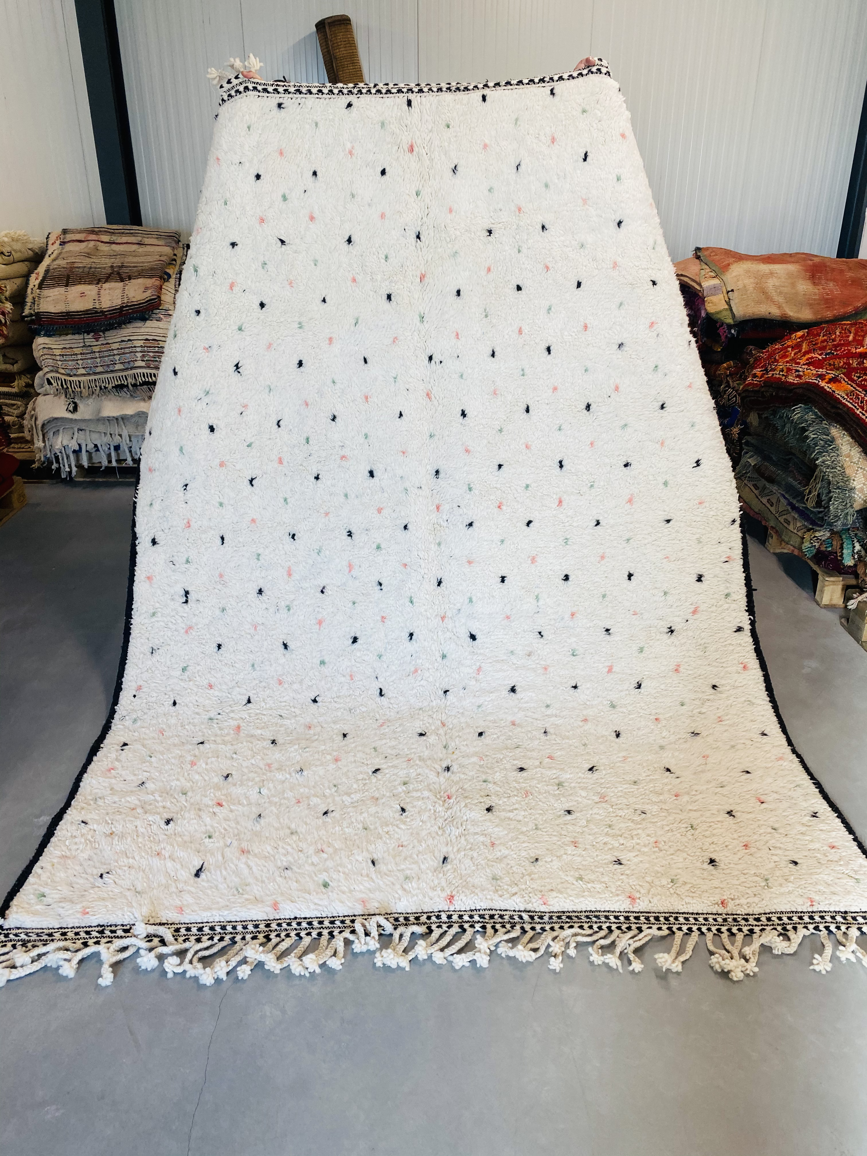 Modern Berber Stipped 01 Customized - Moroccan Beni Ouarain rug