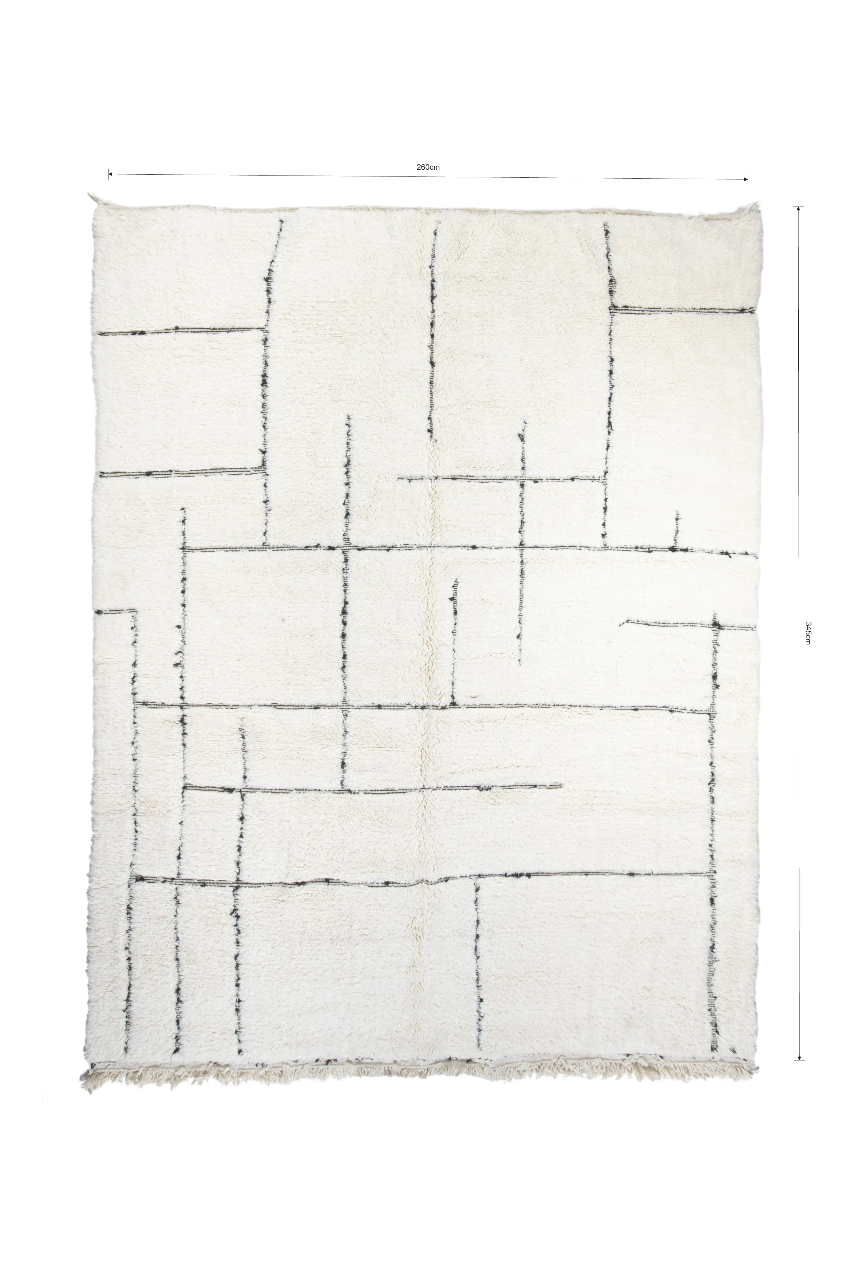 Modern Beni Ouarain Rug 350 x 250 Pre Order - Moroccan Beni Ouarain rug