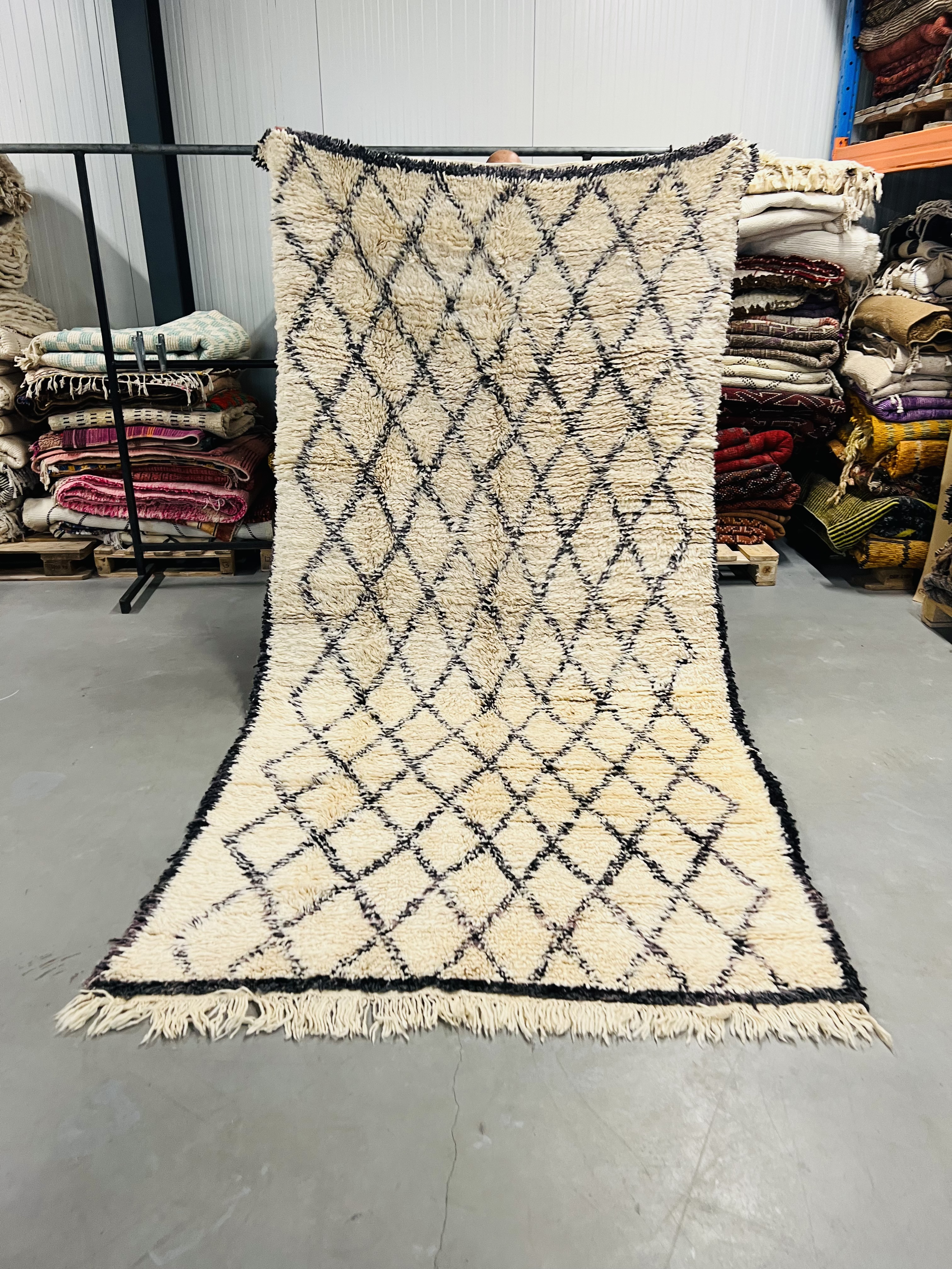 Authentic Beni Ouarain 300 x 150 - Moroccan Beni Ouarain rug