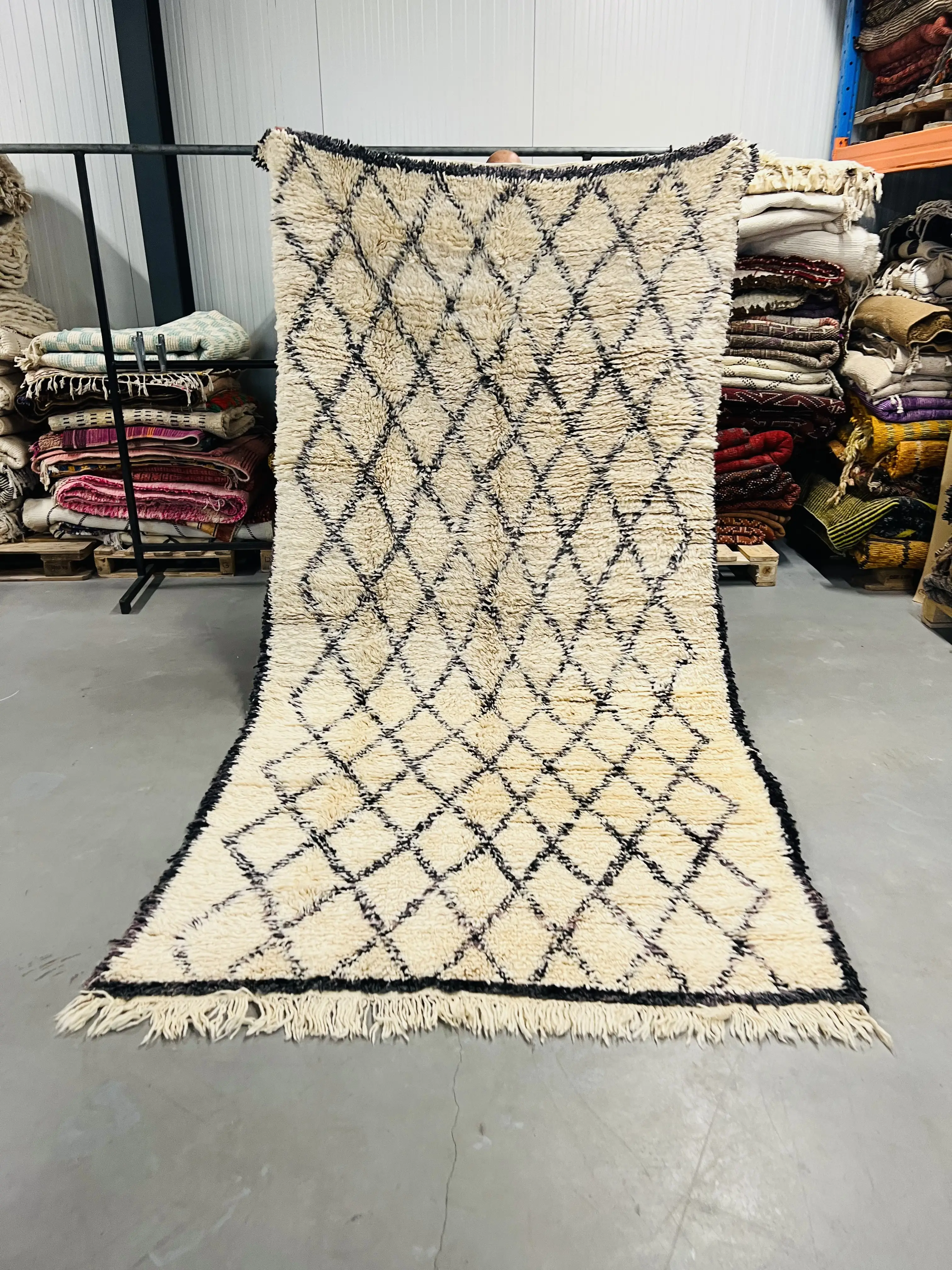 Authentic Beni Ouarain 300 x 150 - Moroccan Beni Ouarain rug