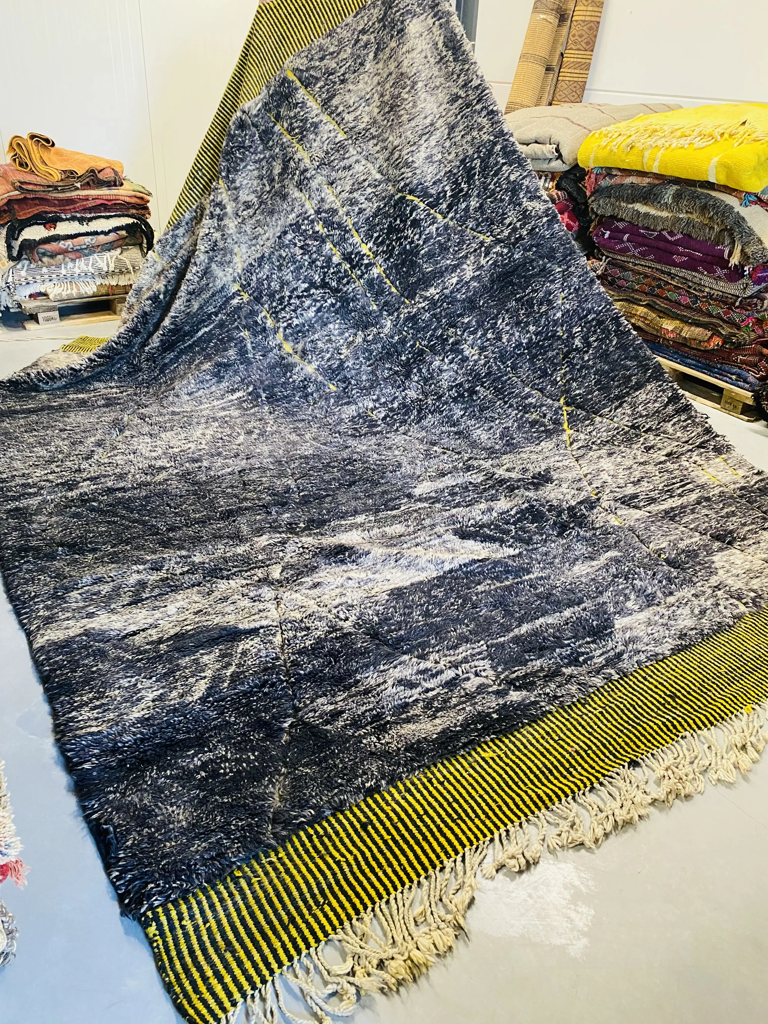 Beni Mrirt Rug 407 x 302 - Moroccan Beni Ouarain rug