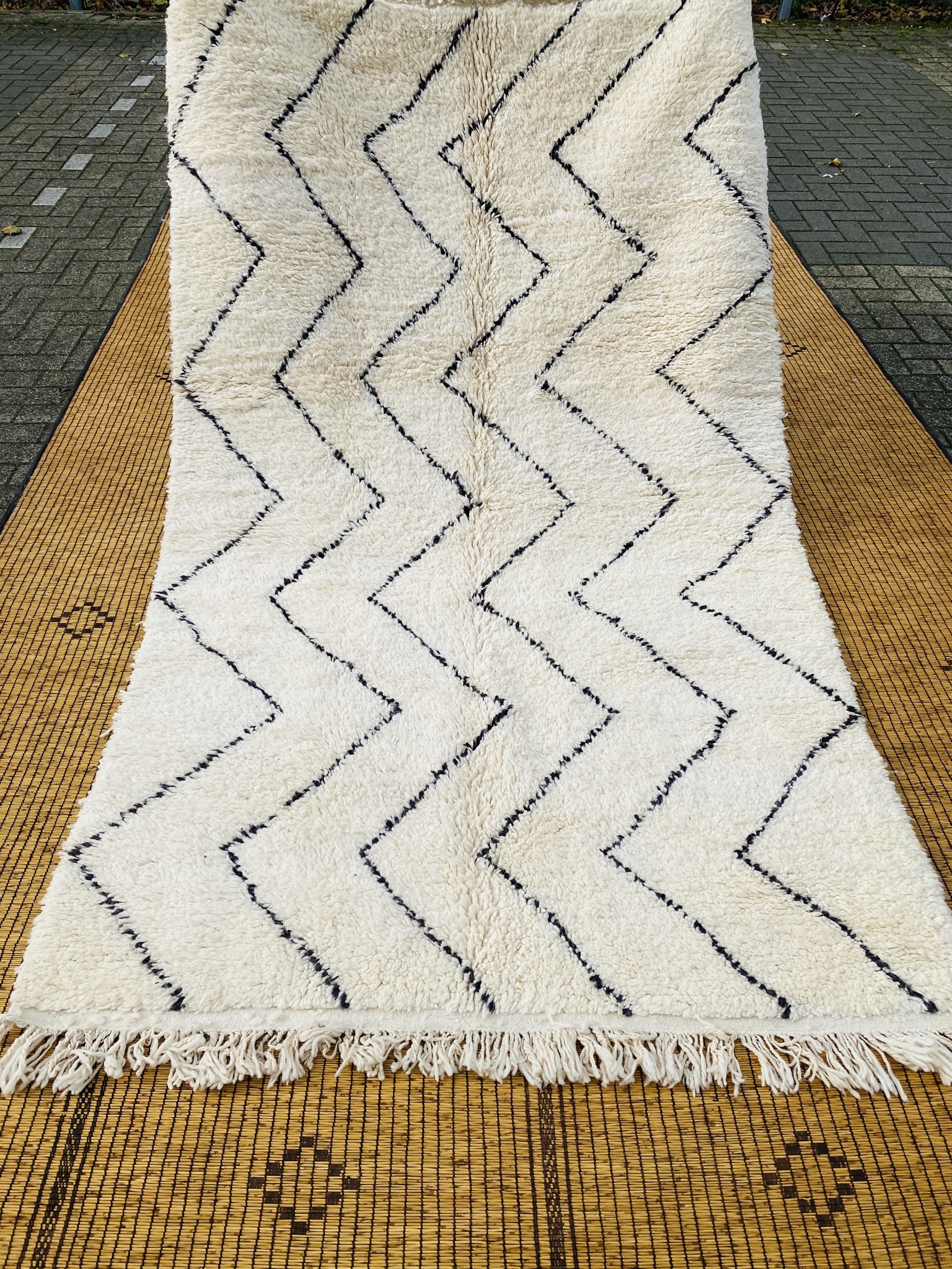 Modern Beni Ouarain 249 x 149 - Moroccan Beni Ouarain rug