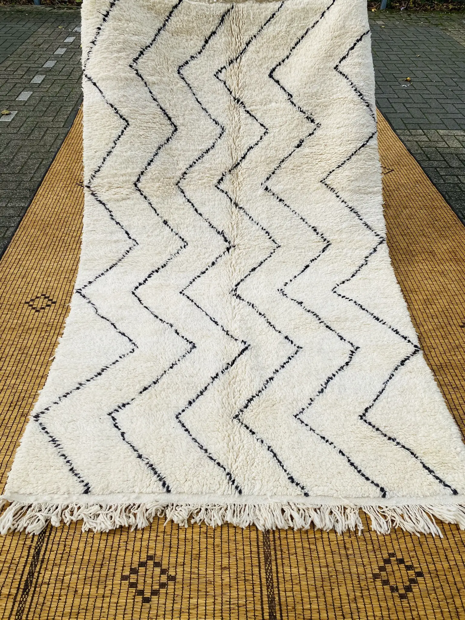 Modern Beni Ouarain 249 x 149 - Moroccan Beni Ouarain rug