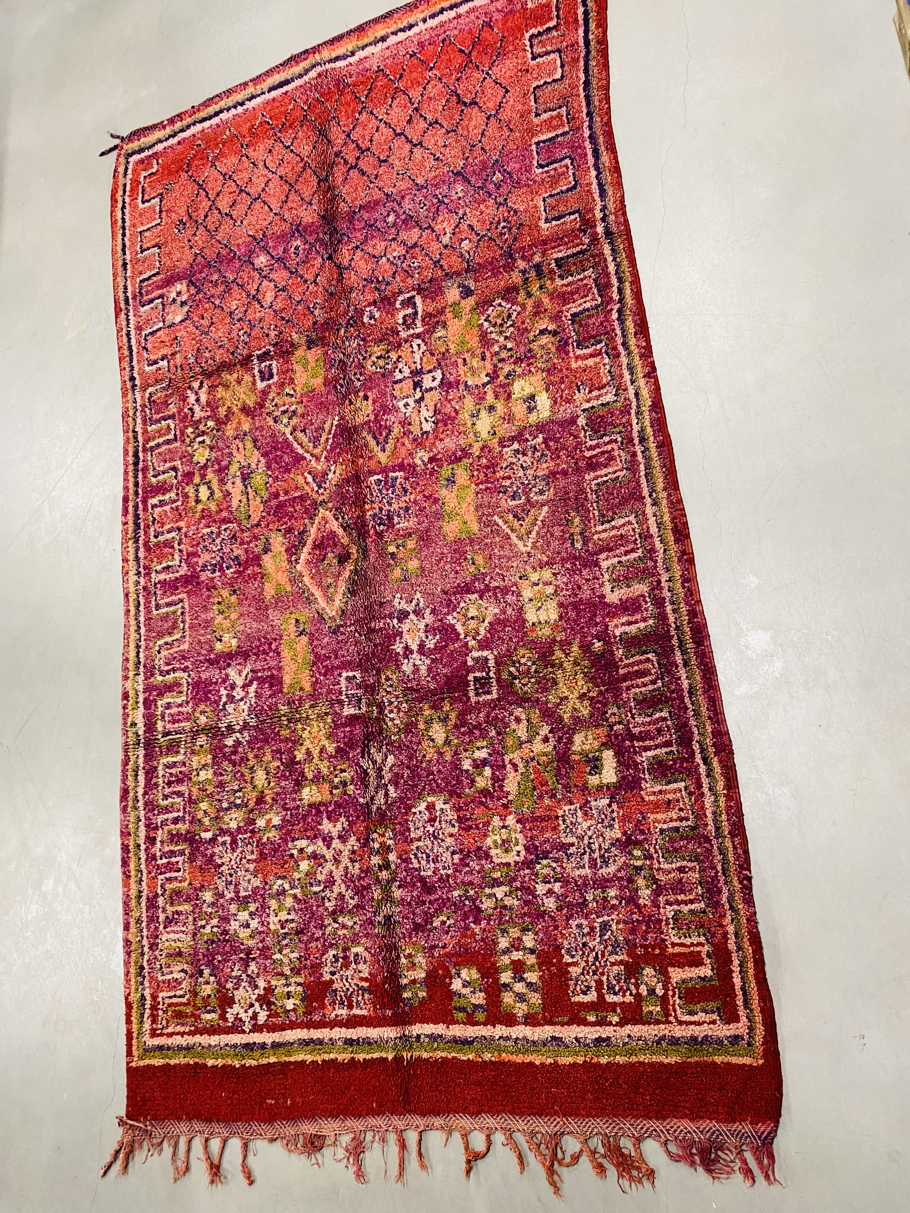Boujaad Rug 288 x 151 - Moroccan Beni Ouarain rug