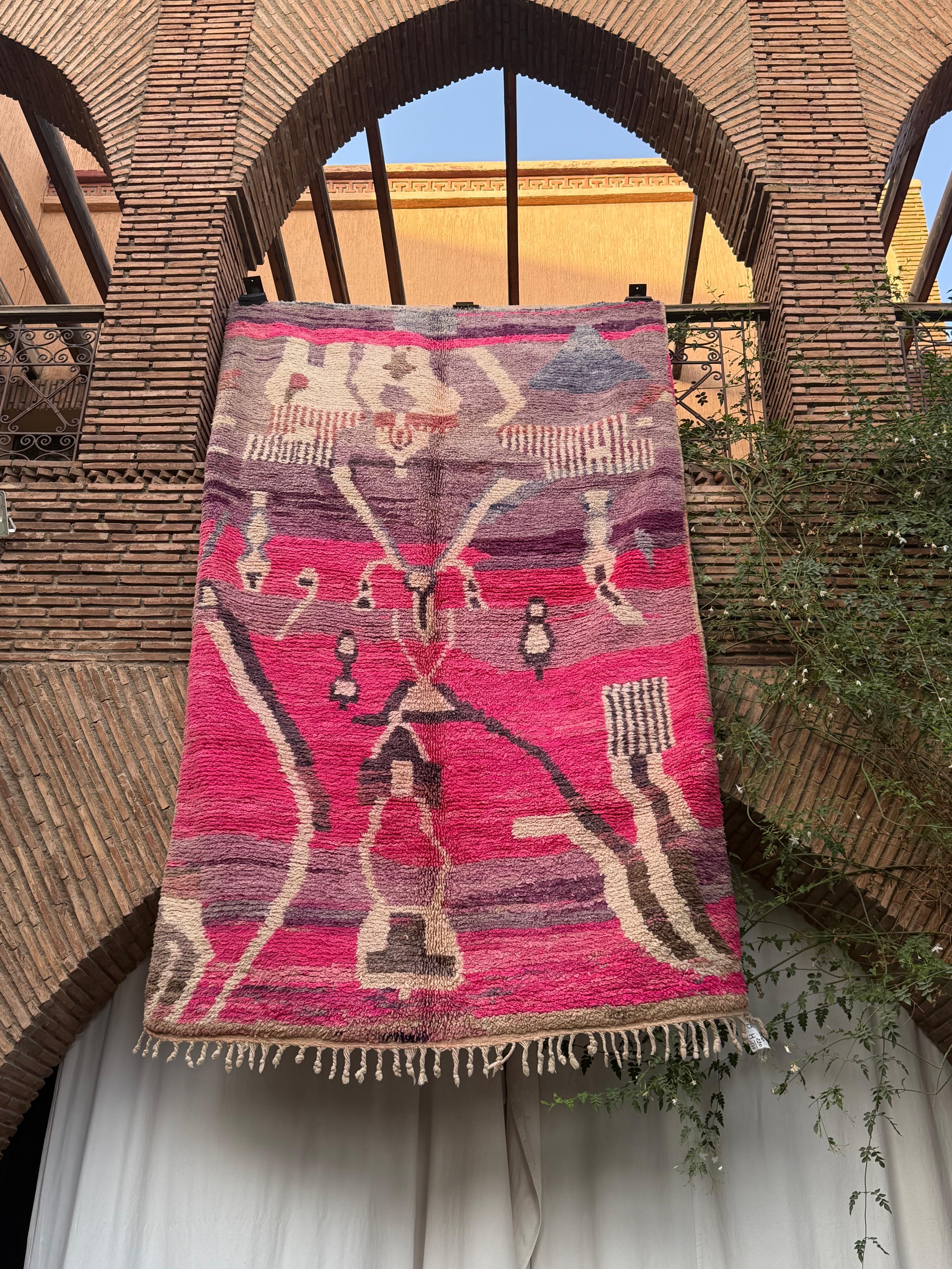 Boujaad Rug 290 x 170 - Moroccan Beni Ouarain rug