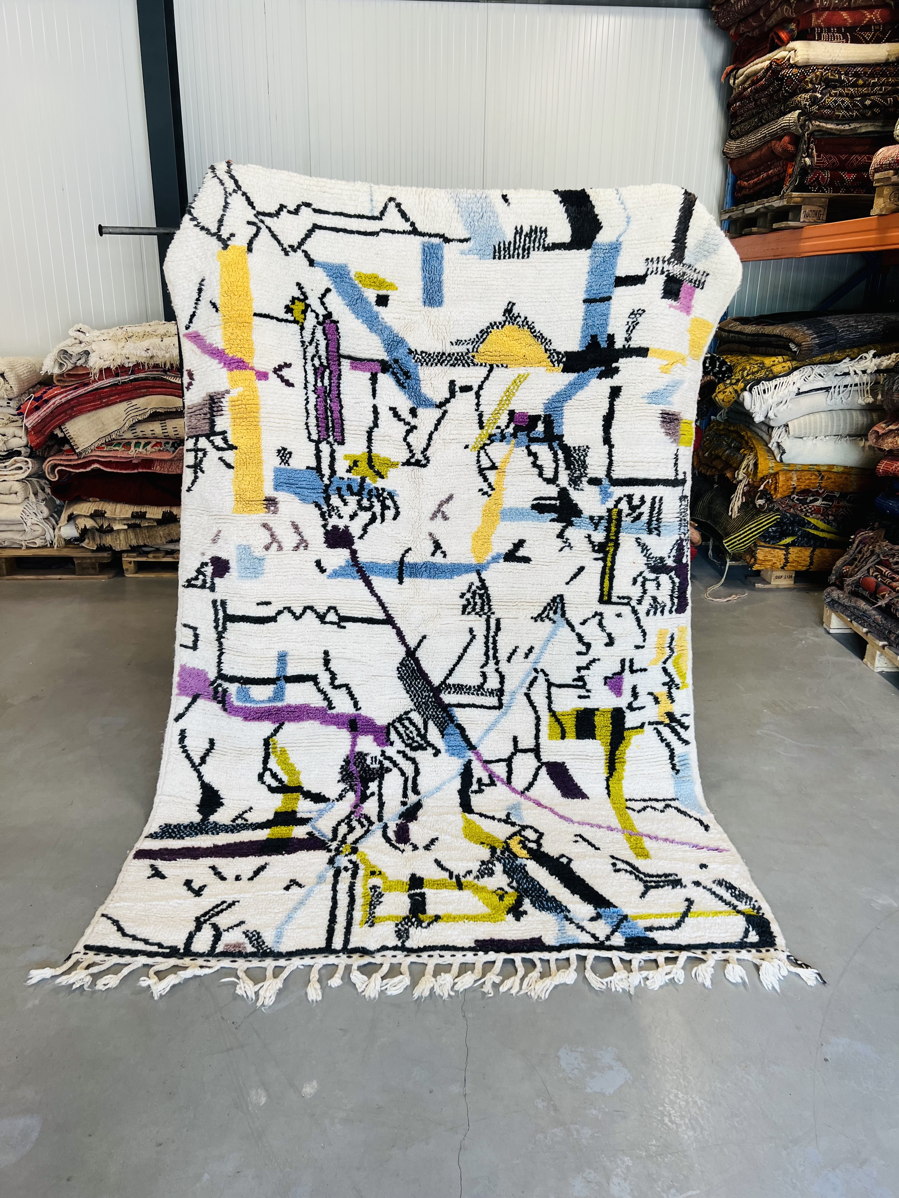 Azilal Rug 250 x 165 - Moroccan Beni Ouarain rug