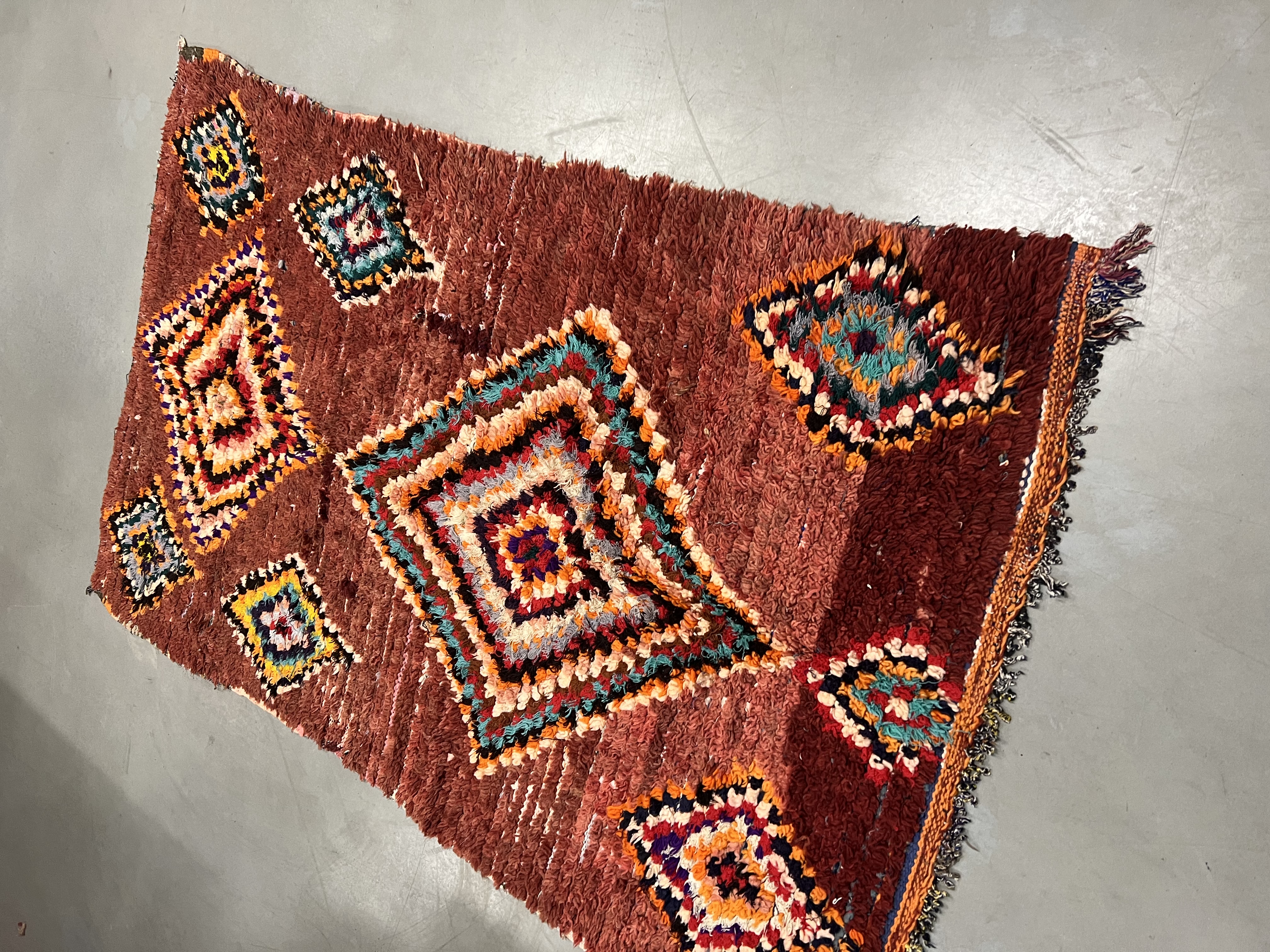 Boujaad Runner 196 x 117 - Moroccan Beni Ouarain rug