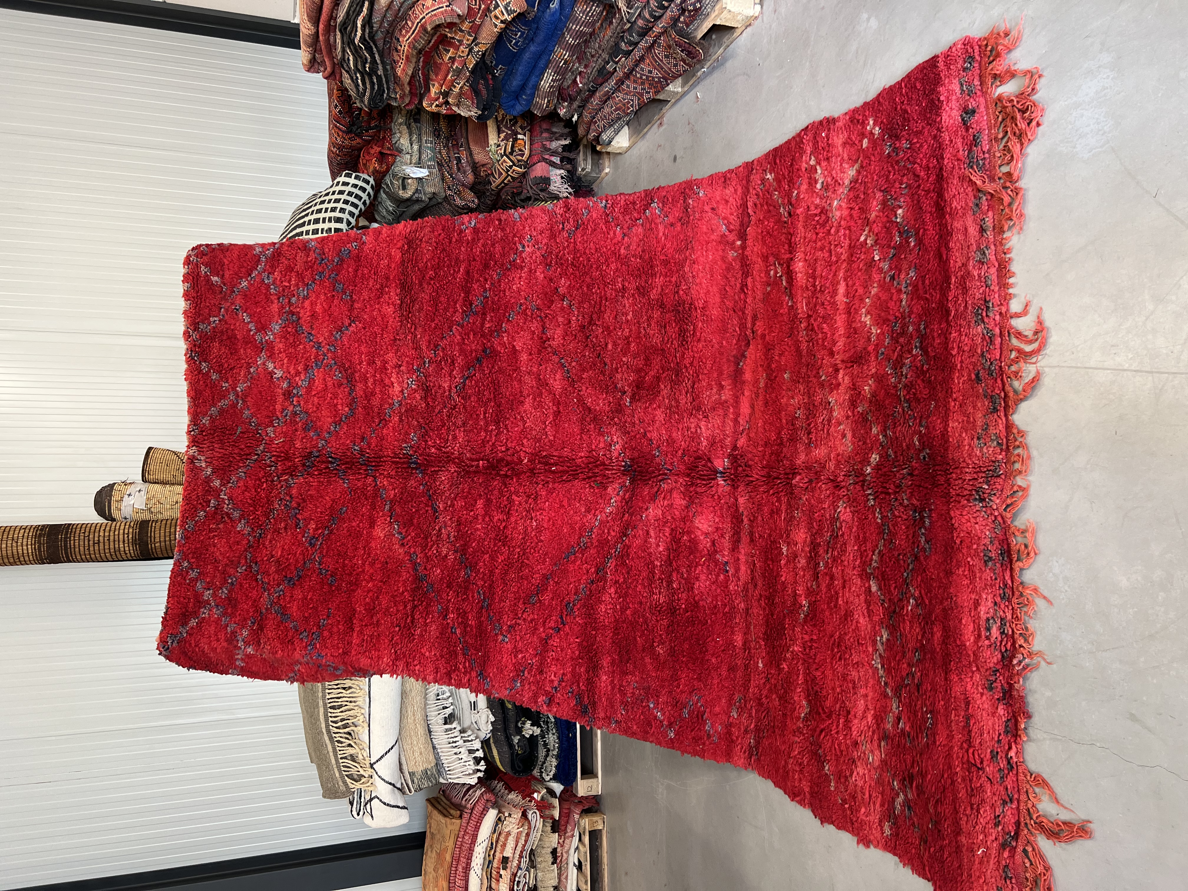 Vintage Atlas Rug 300 x 198 - Moroccan Beni Ouarain rug