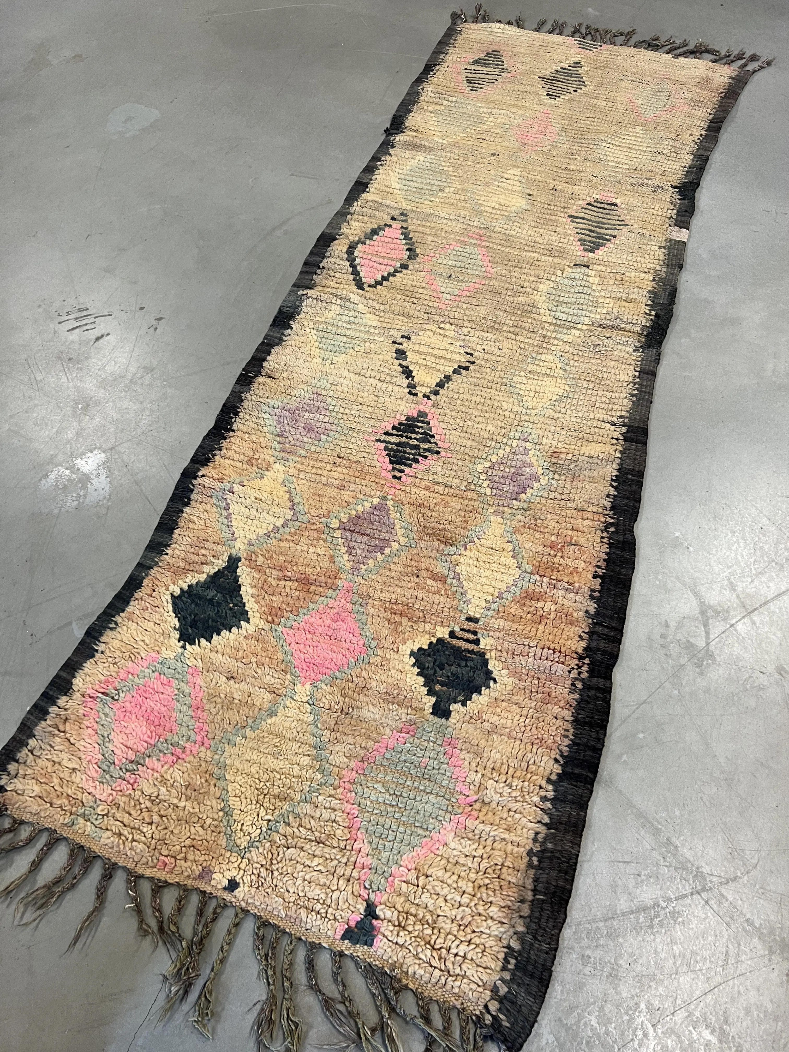 Boujaad Runner 240 x 80 - Moroccan Beni Ouarain rug