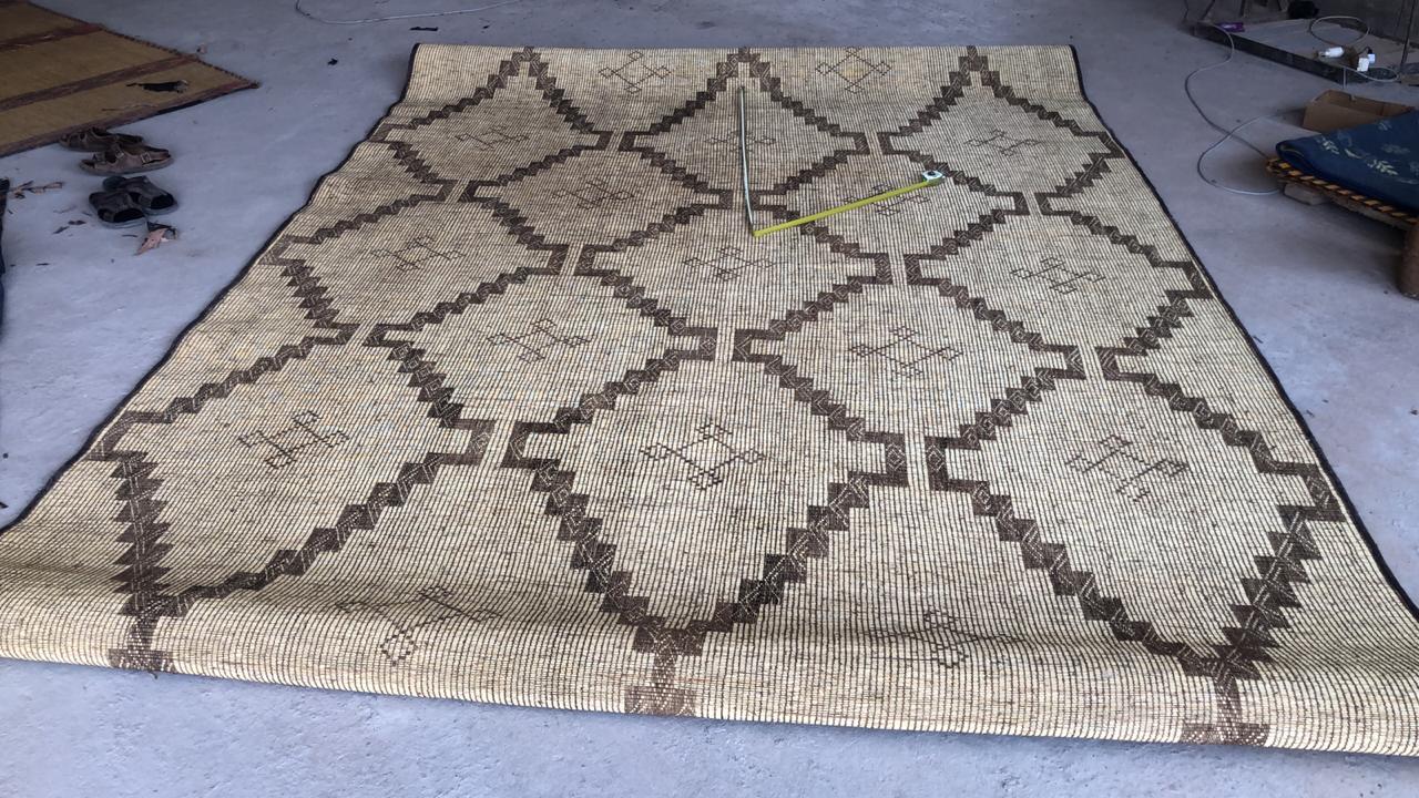 Tuareg Mat 393 x 262 SOLD - Moroccan Beni Ouarain rug