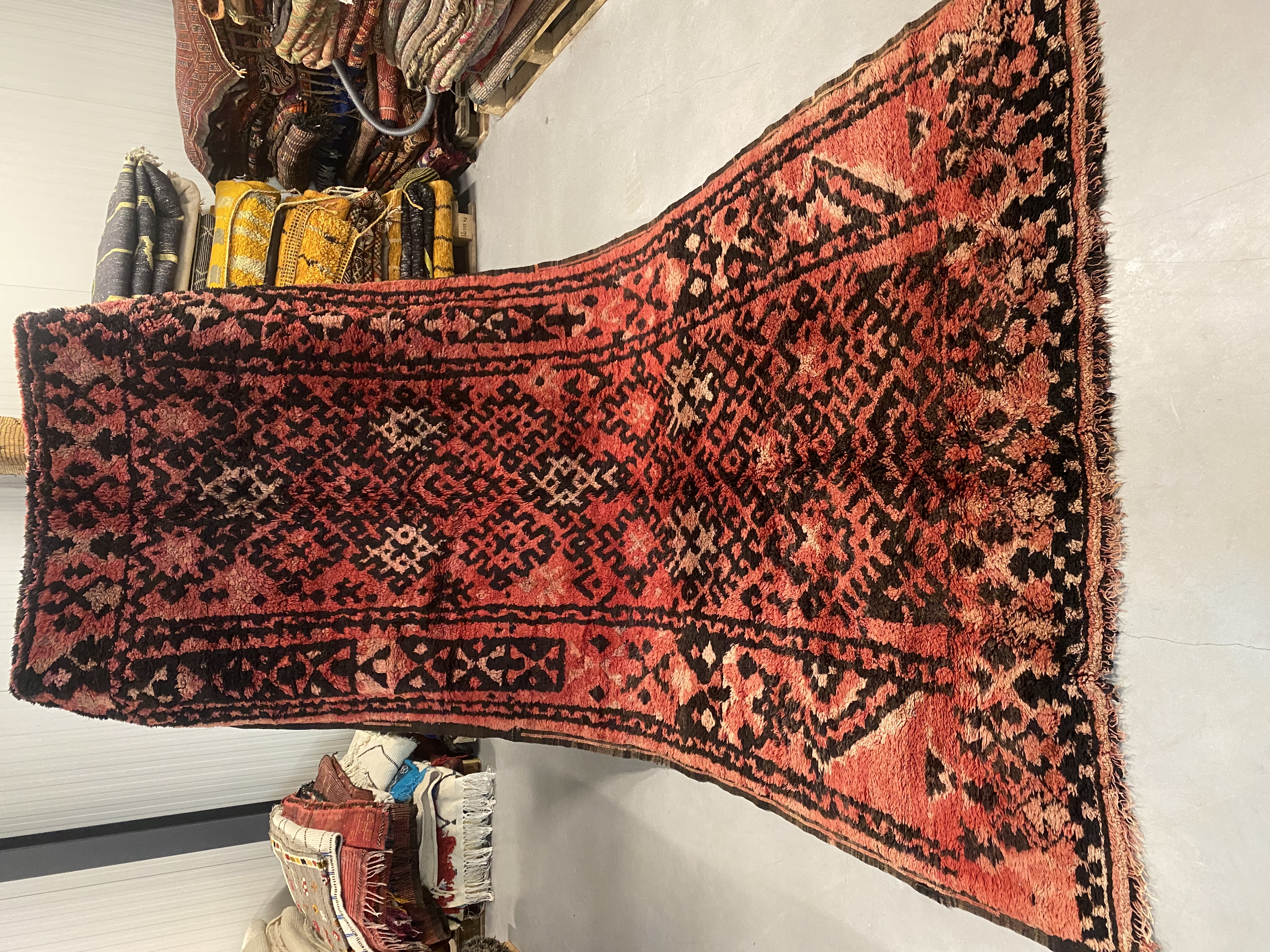 Authentic Ait Seghrouchen Rug  375 x 172 - Moroccan Beni Ouarain rug