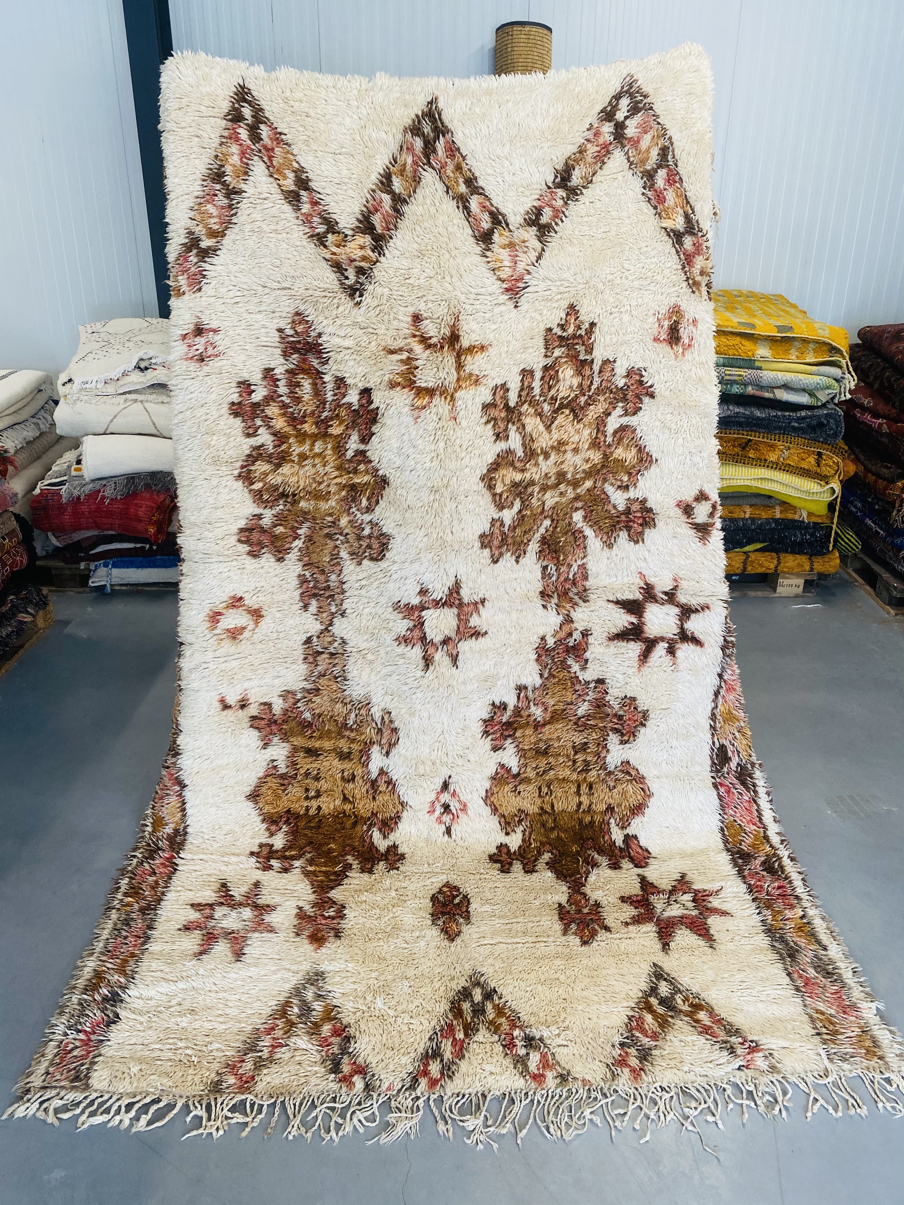Vintage Beni Ouarain 280 x 185 - Moroccan Beni Ouarain rug