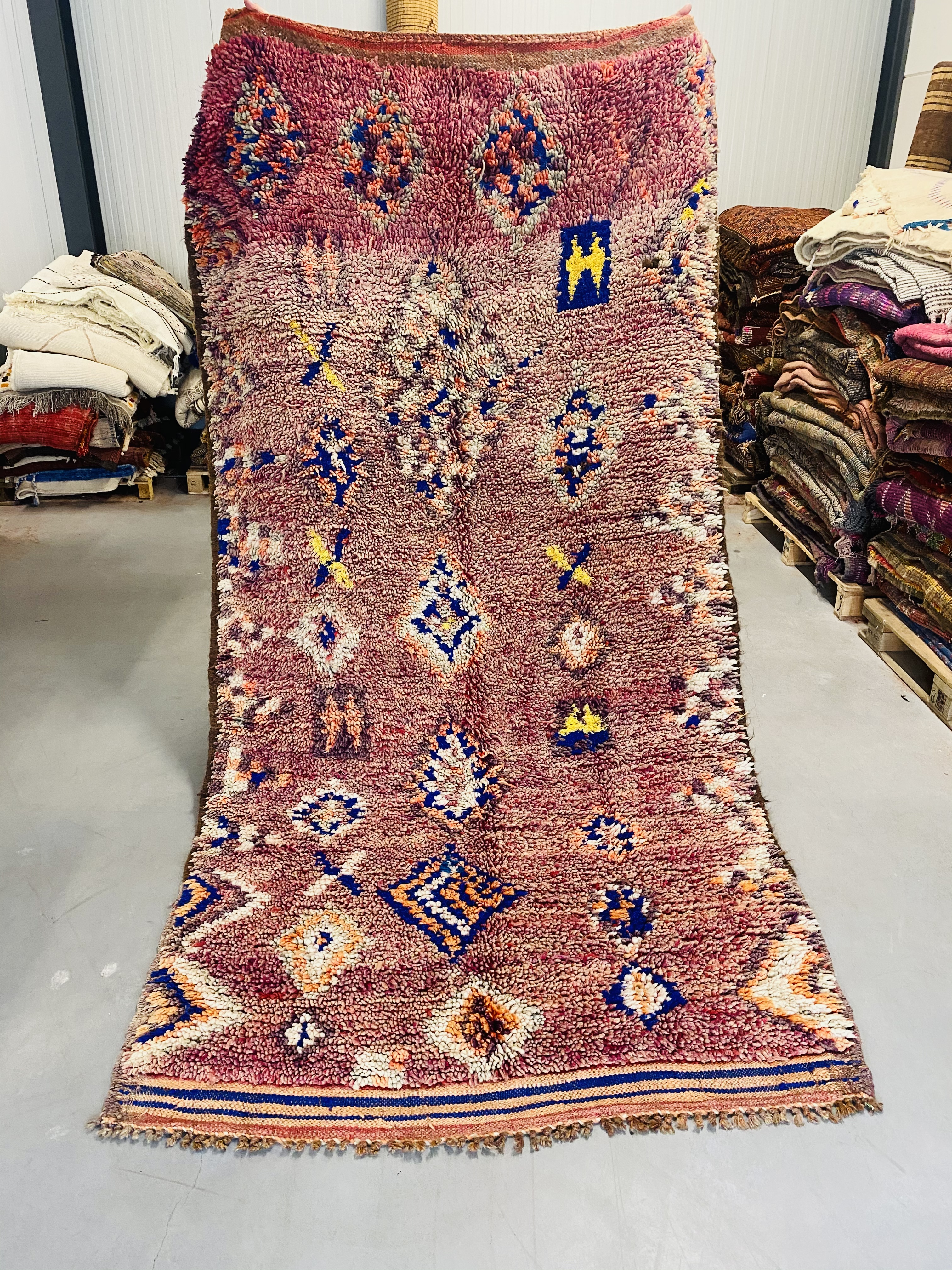 Boujaad Runner 306 x 154 - Moroccan Beni Ouarain rug