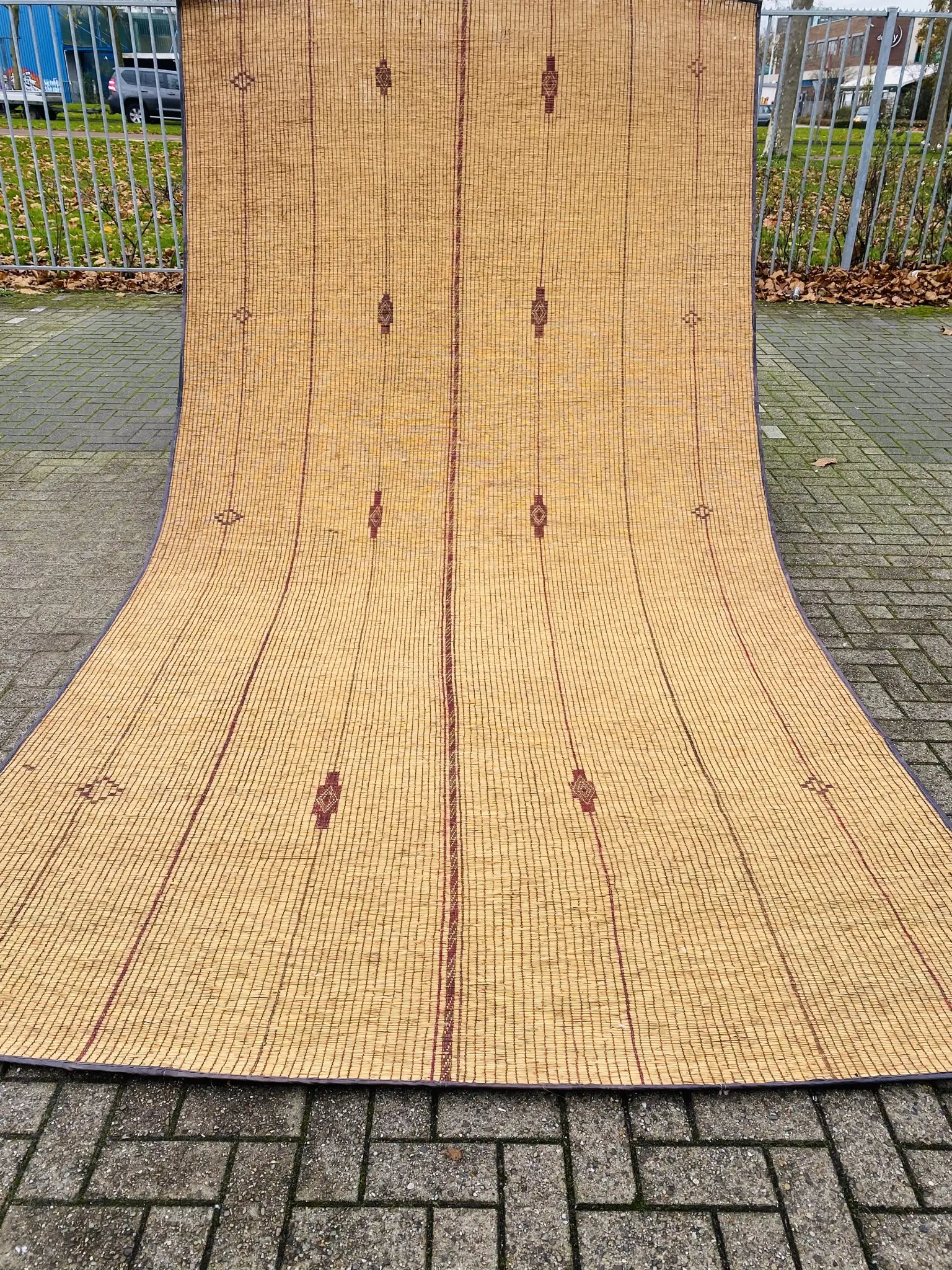 Tuareg Mat 460 x 230 - Moroccan Beni Ouarain rug
