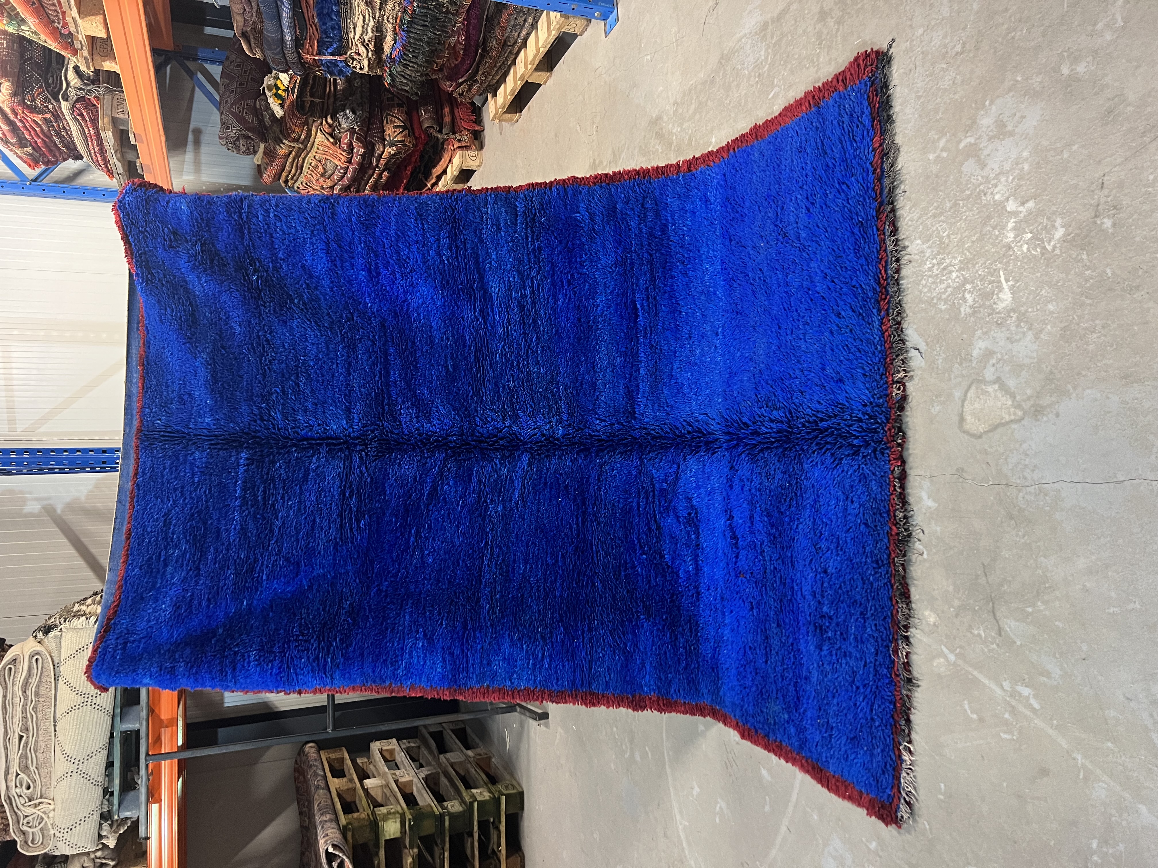 Beni Mguild rug 262 x 170 Indigo - Moroccan Beni Ouarain rug