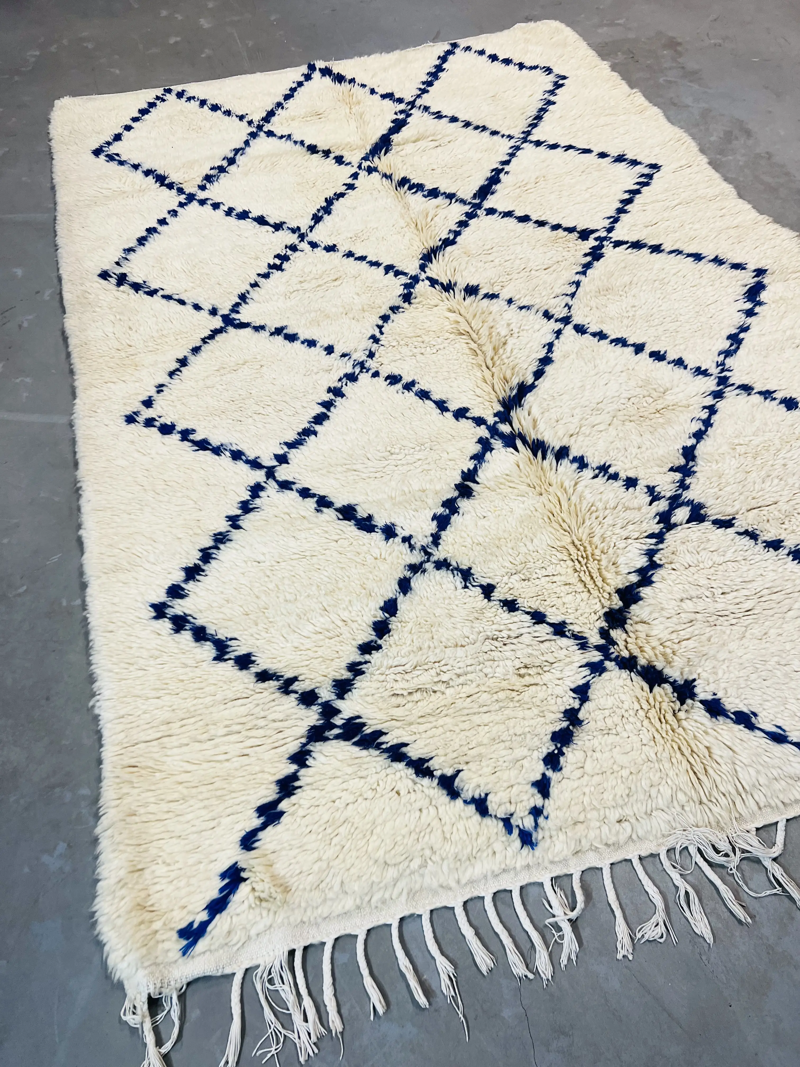Vintage Marmoucha Rug 387 x 190 - Moroccan Beni Ouarain rug