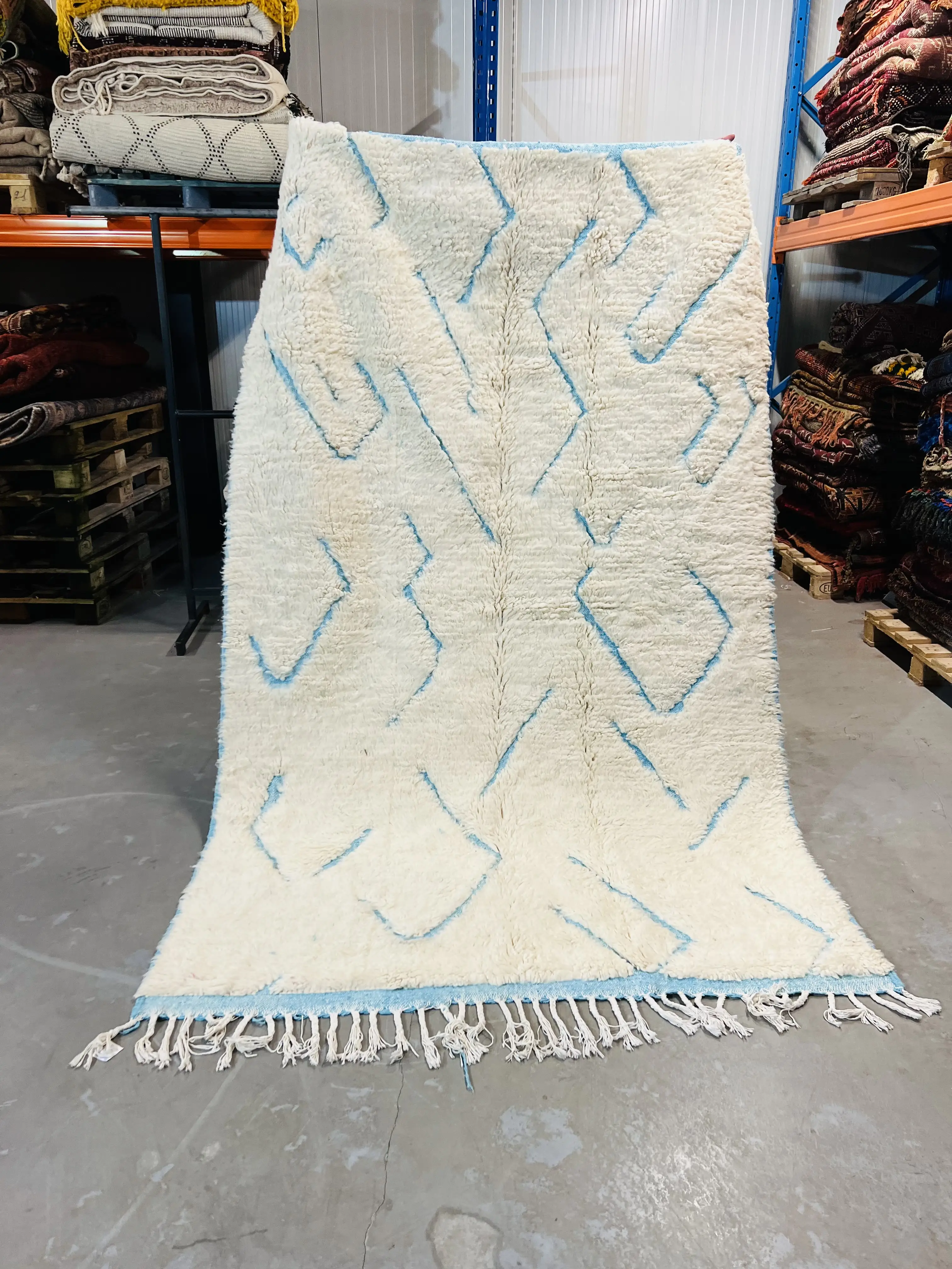 Modern Beni Ouarain Rug 265 x 160 - Moroccan Beni Ouarain rug