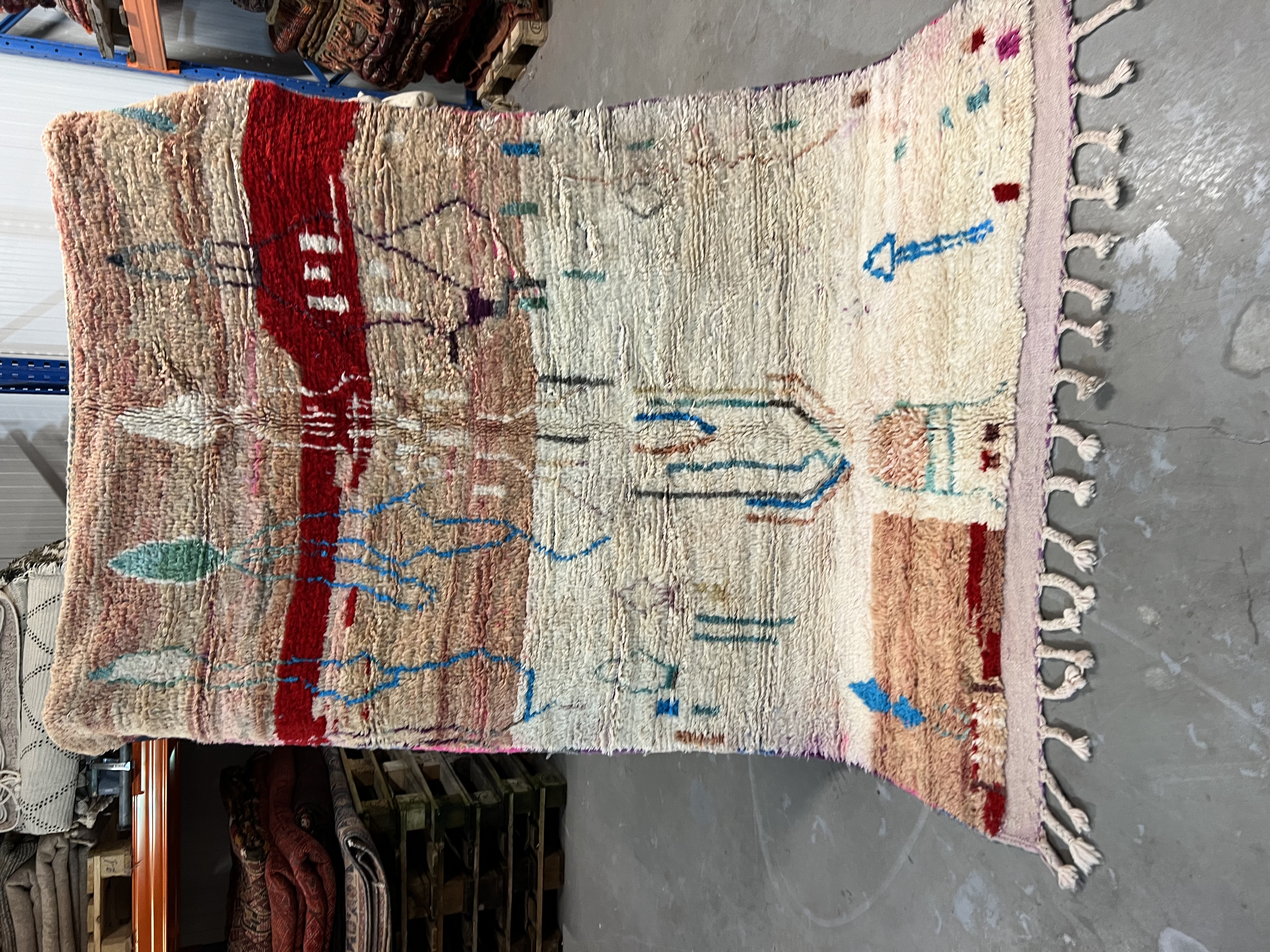 Boujaad Rug 240 x 155 - Moroccan Beni Ouarain rug