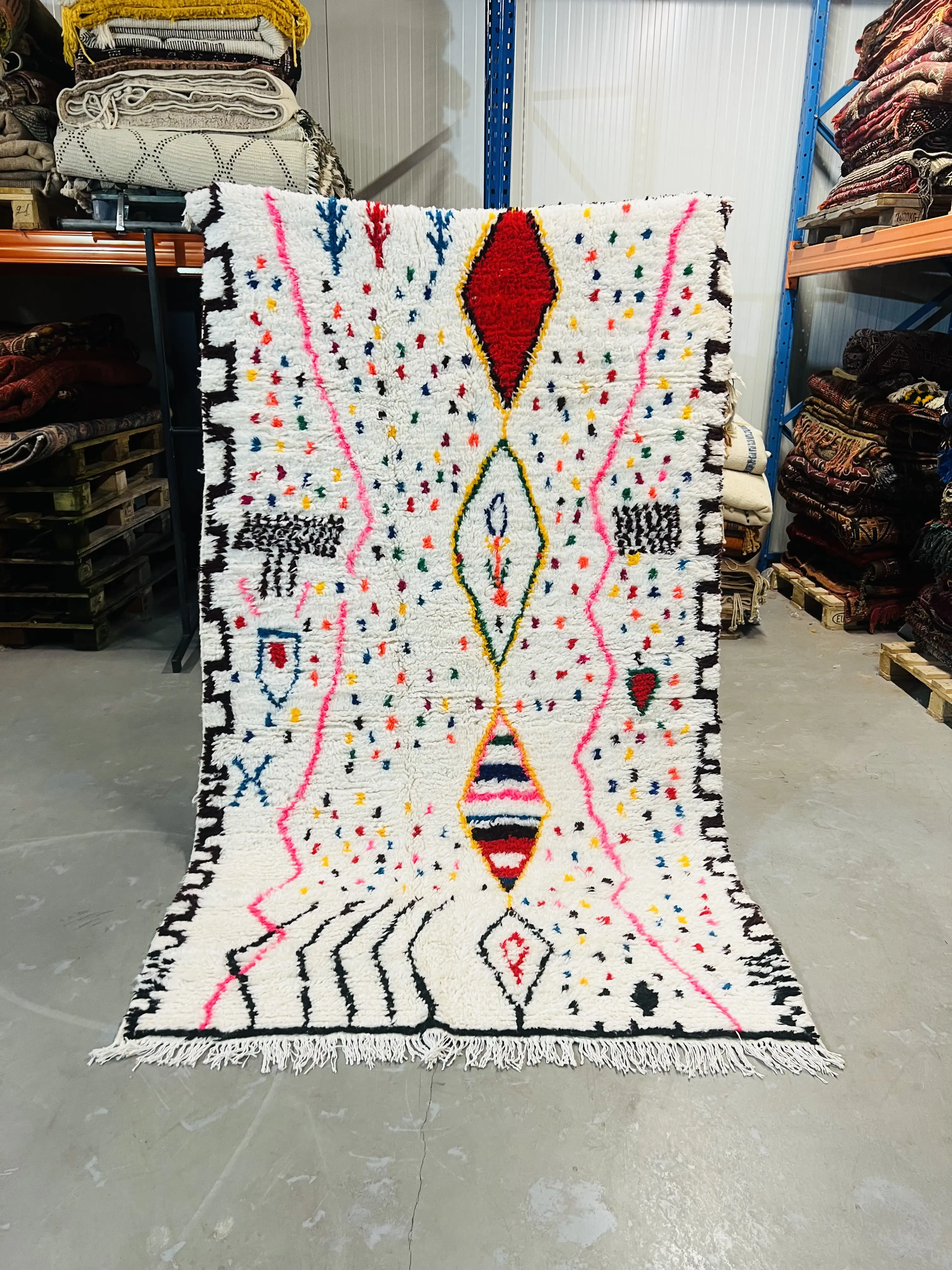 Azilal Rug 246 x 145 - Moroccan Beni Ouarain rug