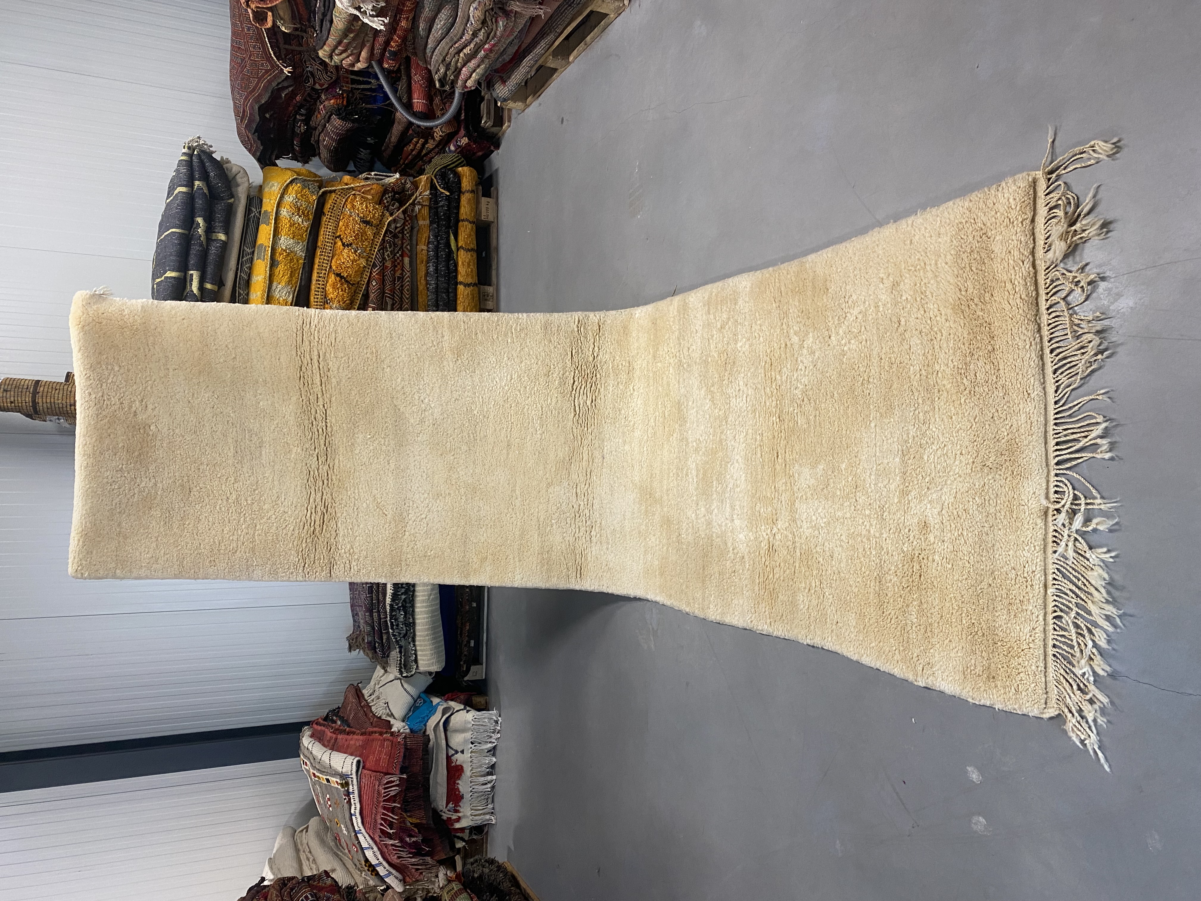 Beni Mrirt Runner 395 x 107 - Moroccan Beni Ouarain rug