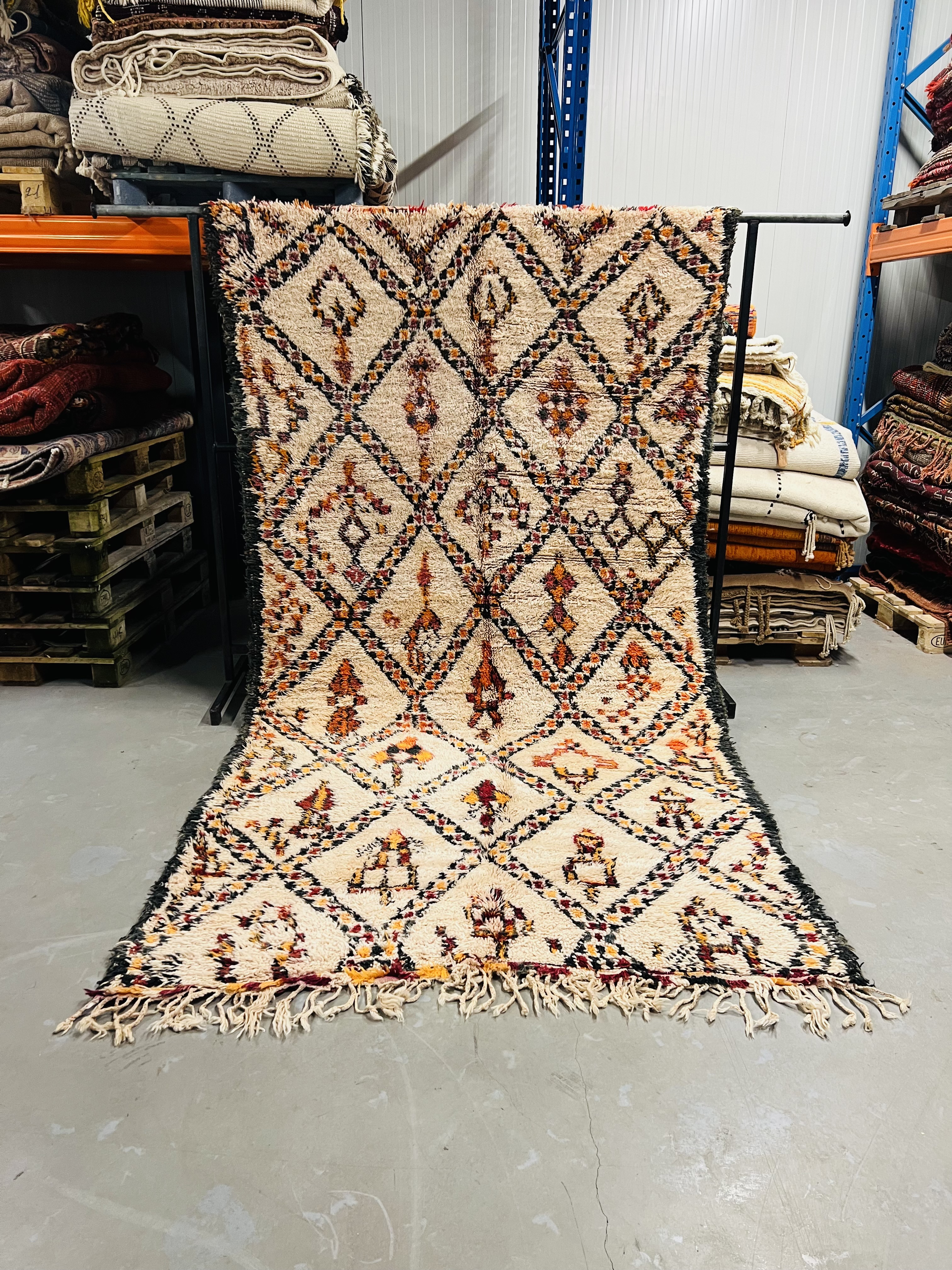Vintage Marmoucha Rug 330 x 170 - Moroccan Beni Ouarain rug