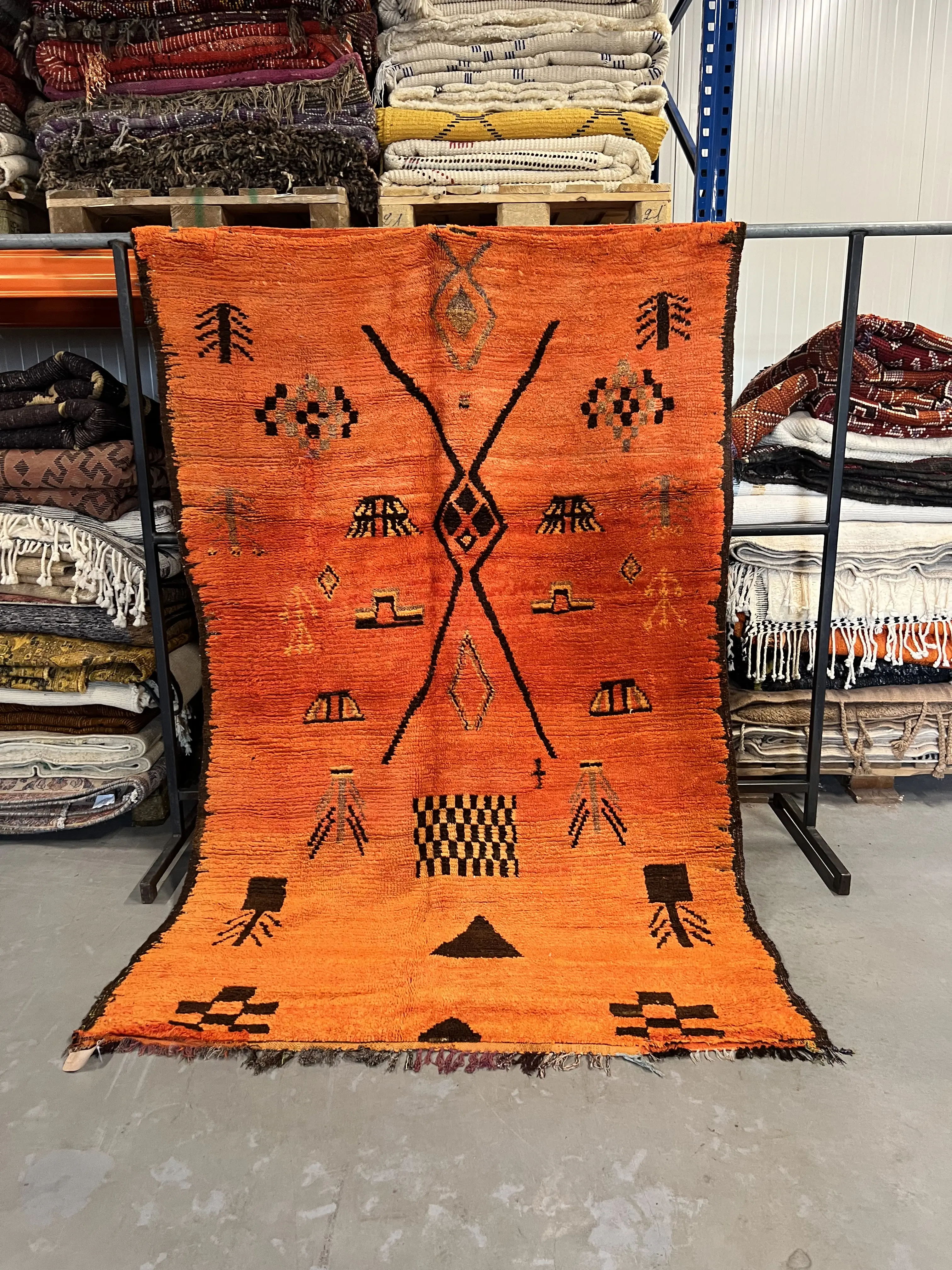 Rhamna Rug 232 x 149 - Moroccan Beni Ouarain rug