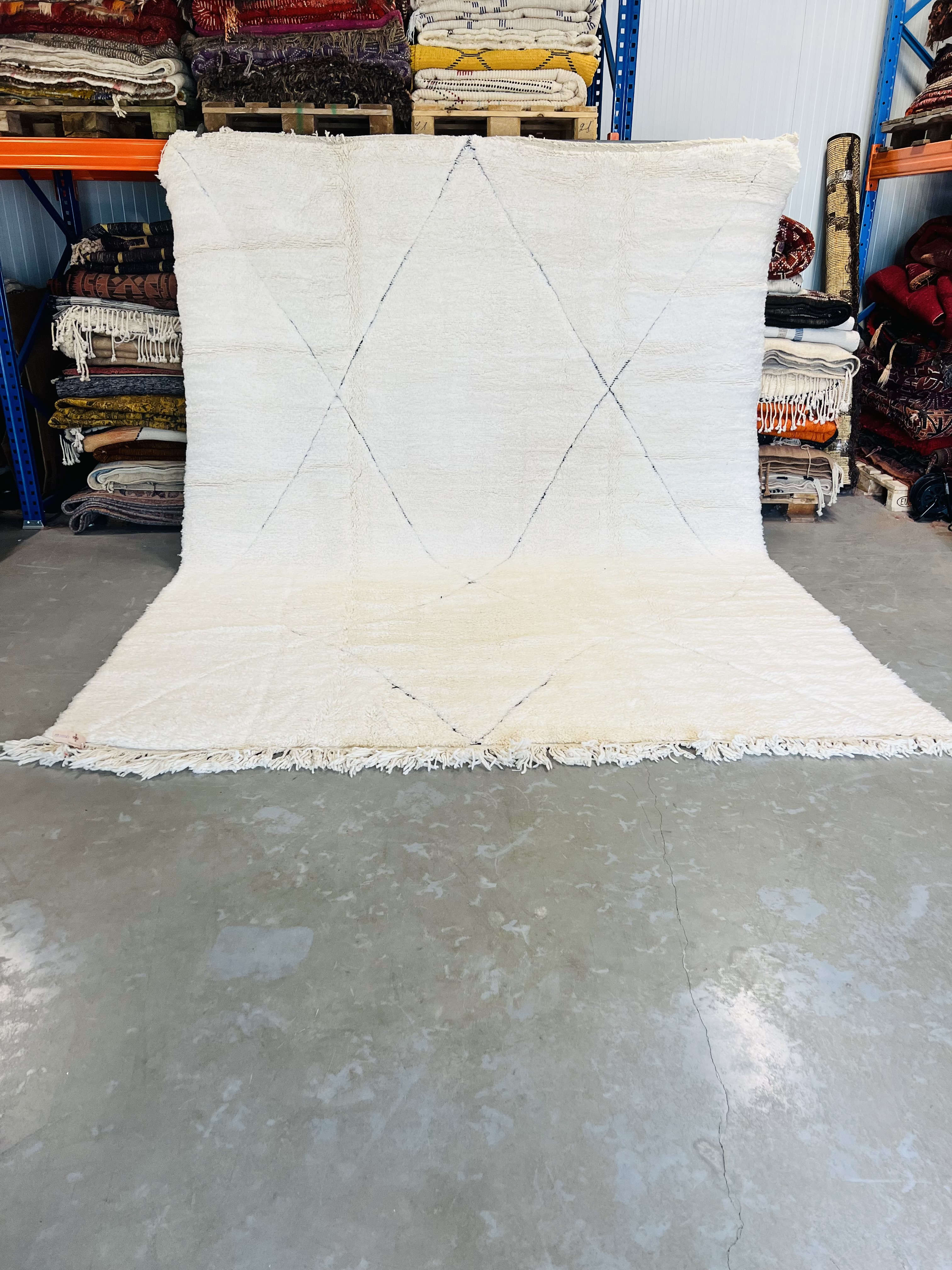 Modern Beni Ouarain Rug 350 x 265 Pre Order - Moroccan Beni Ouarain rug