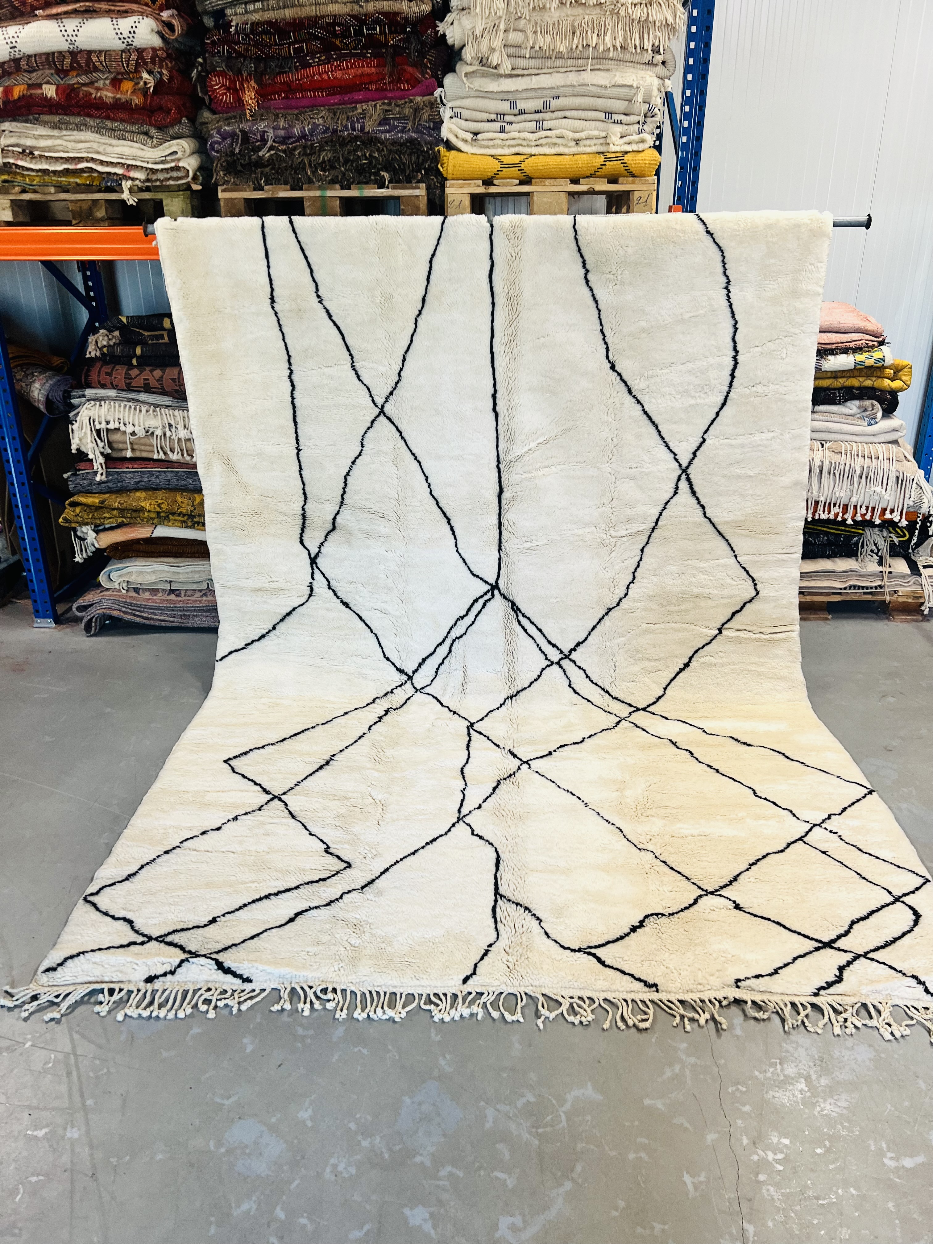 Beni Mrirt Rug Customized 33 - Moroccan Beni Ouarain rug