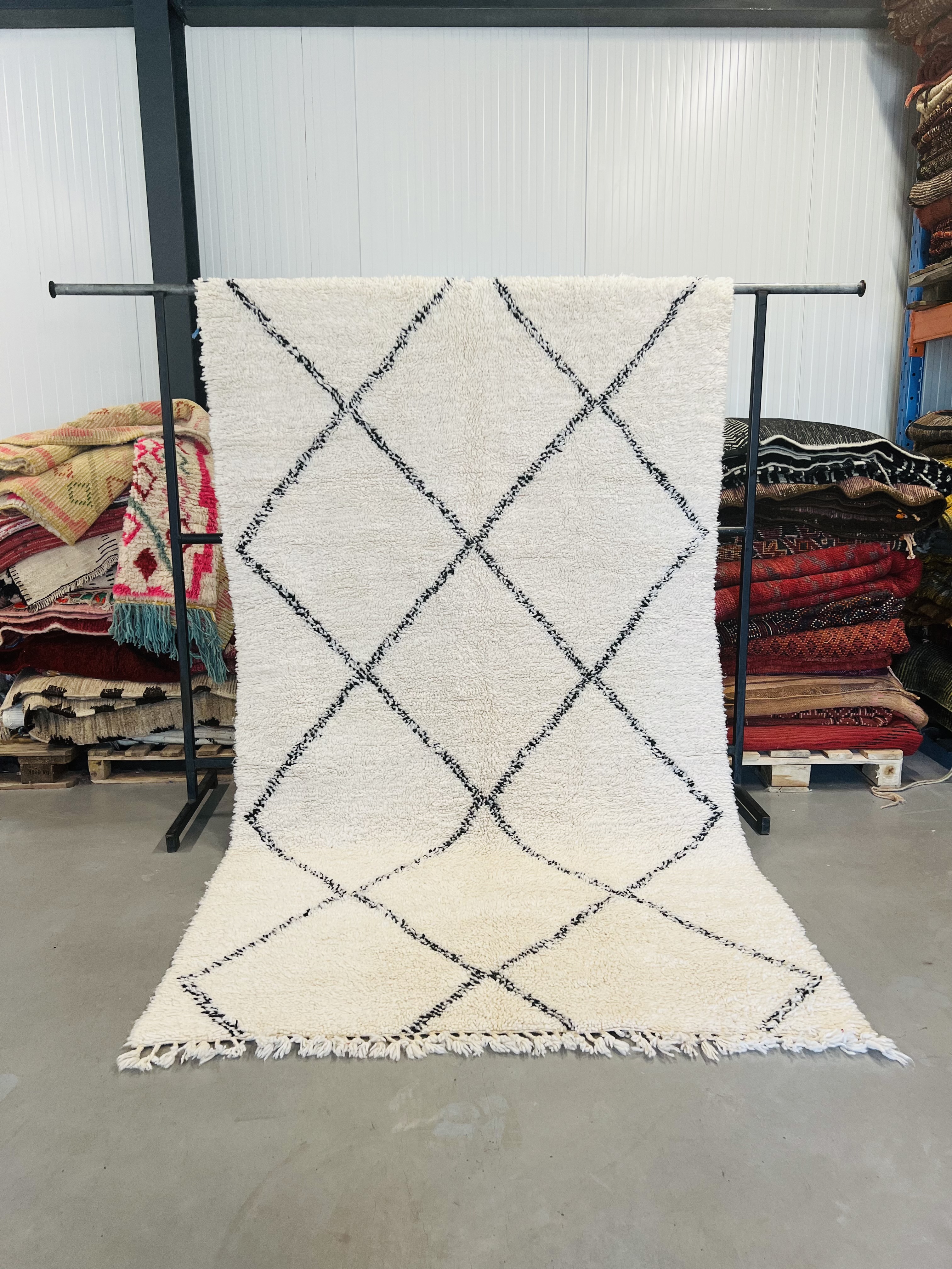 Authentic Beni Ouarain 234 x 148 - Moroccan Beni Ouarain rug