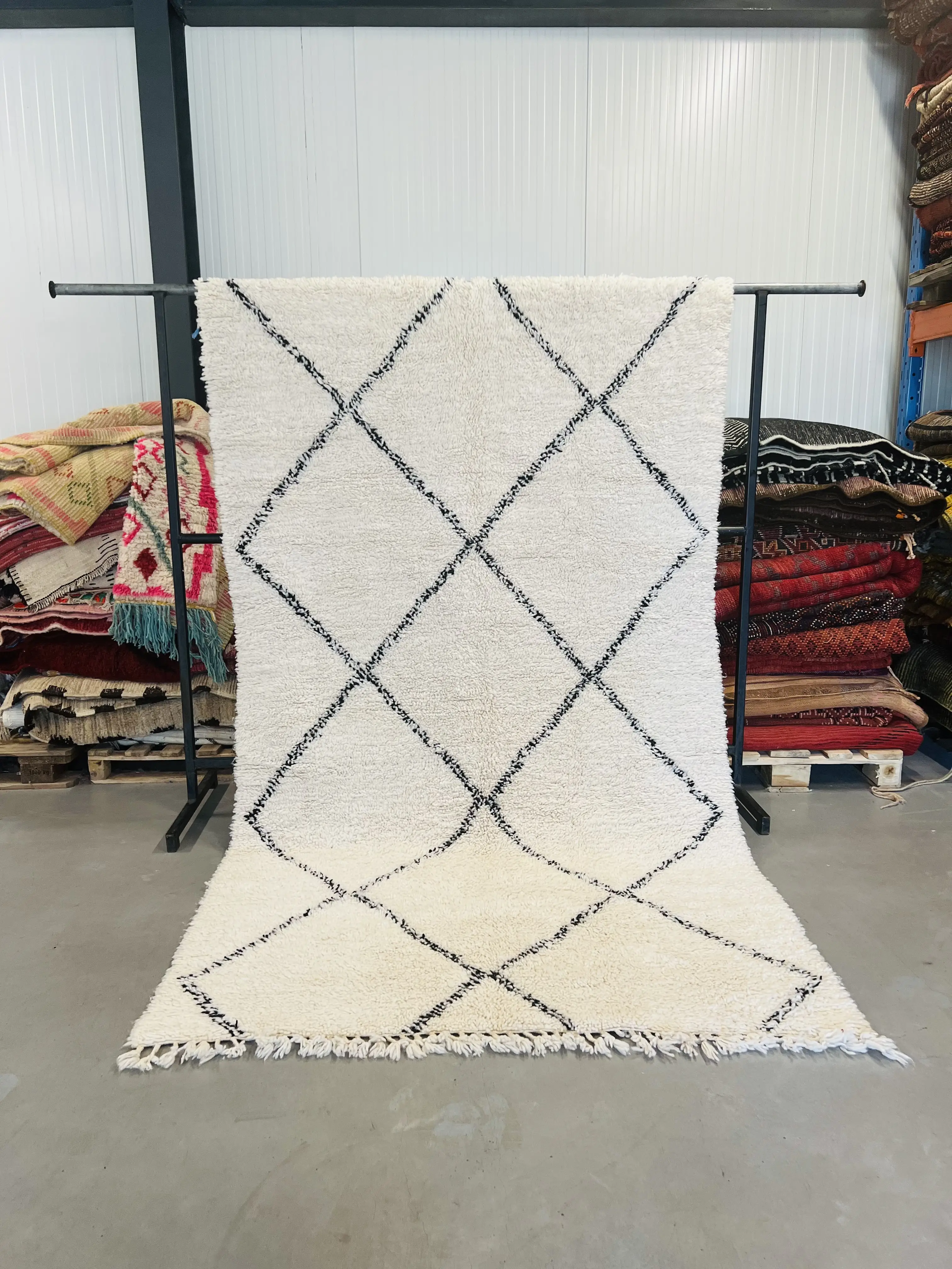 Authentic Beni Ouarain 234 x 148 - Moroccan Beni Ouarain rug