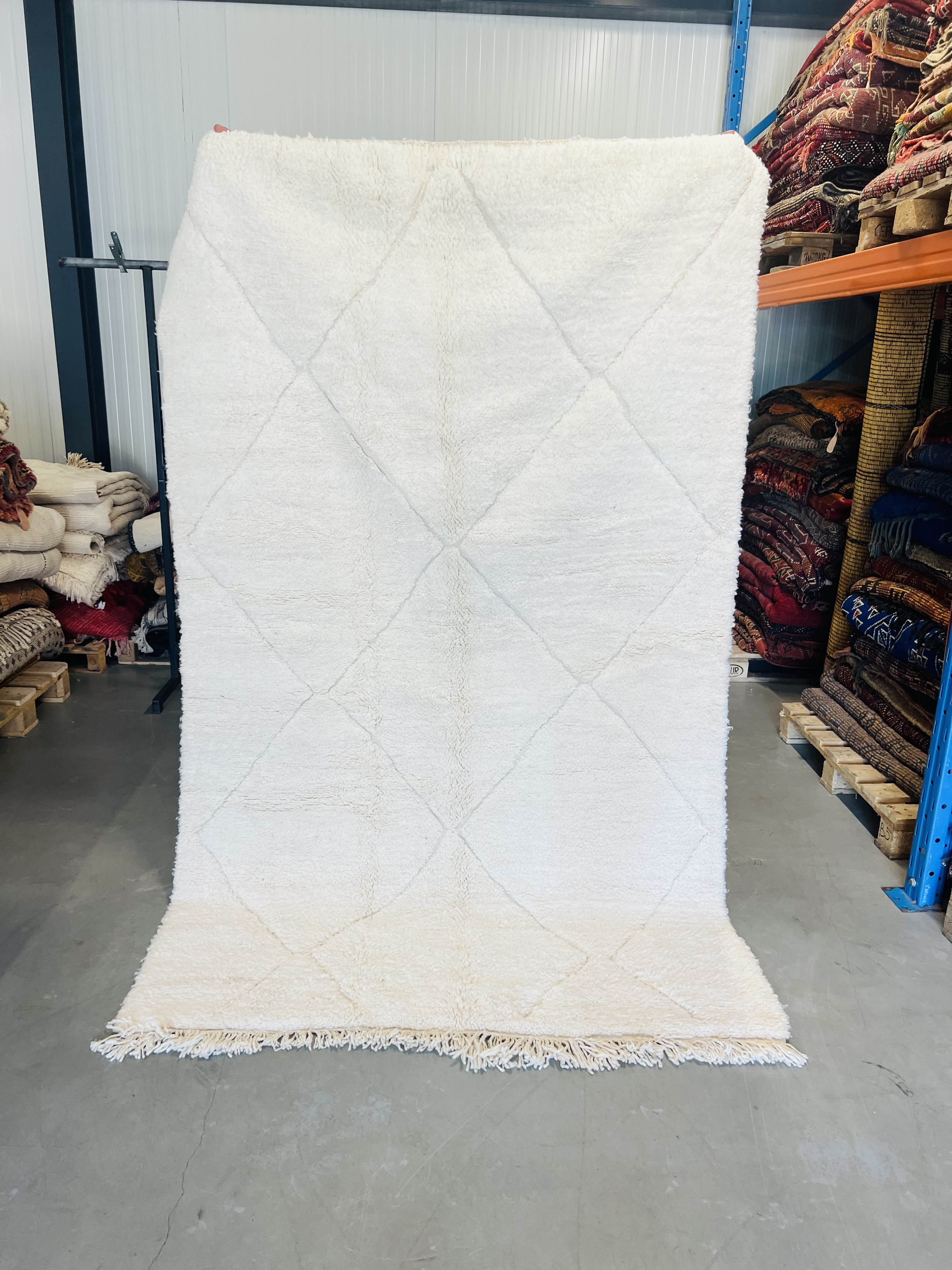 Modern Beni Ouarain 244 x 148 - Moroccan Beni Ouarain rug