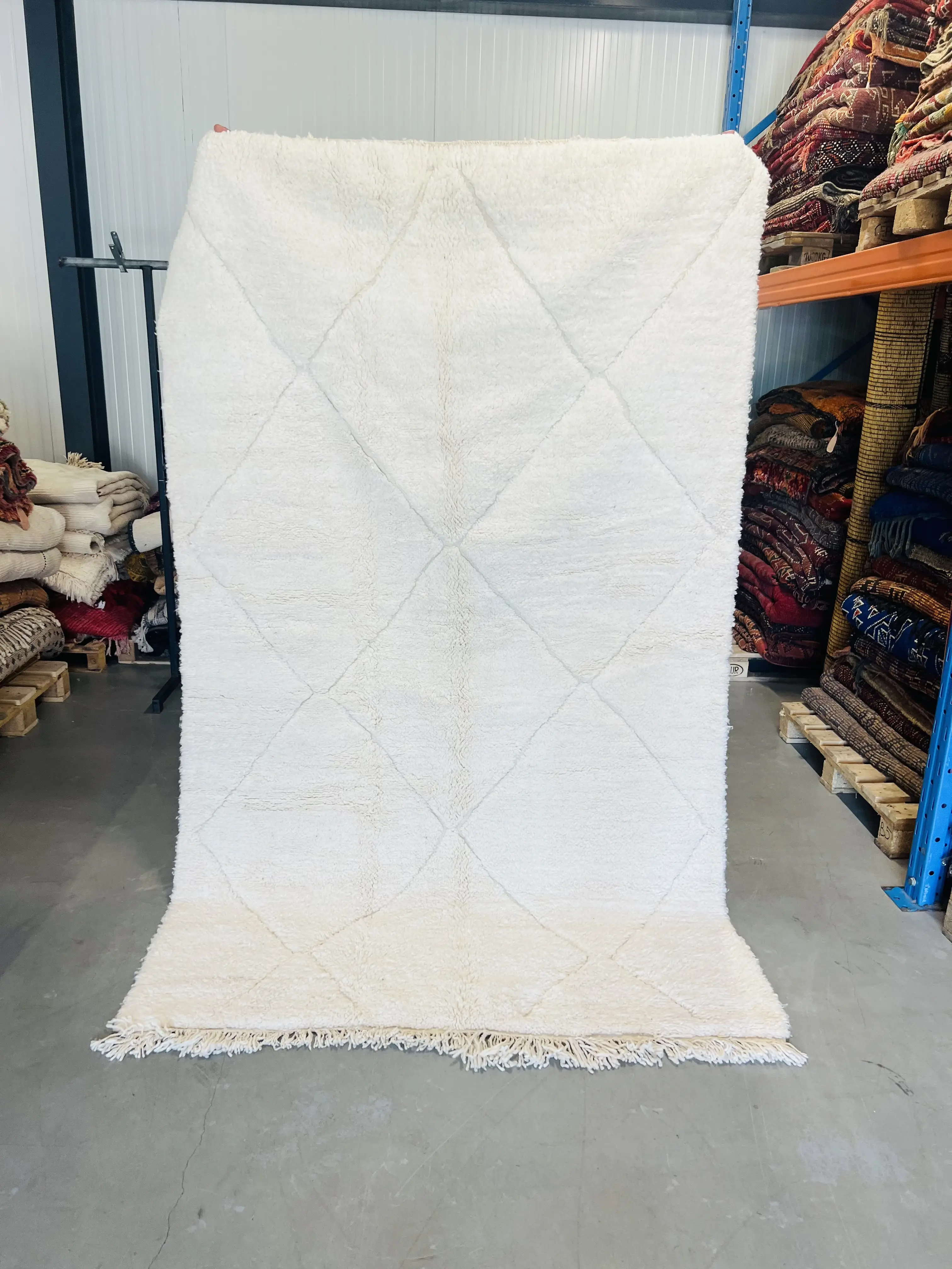 Modern Beni Ouarain 244 x 148 - Moroccan Beni Ouarain rug
