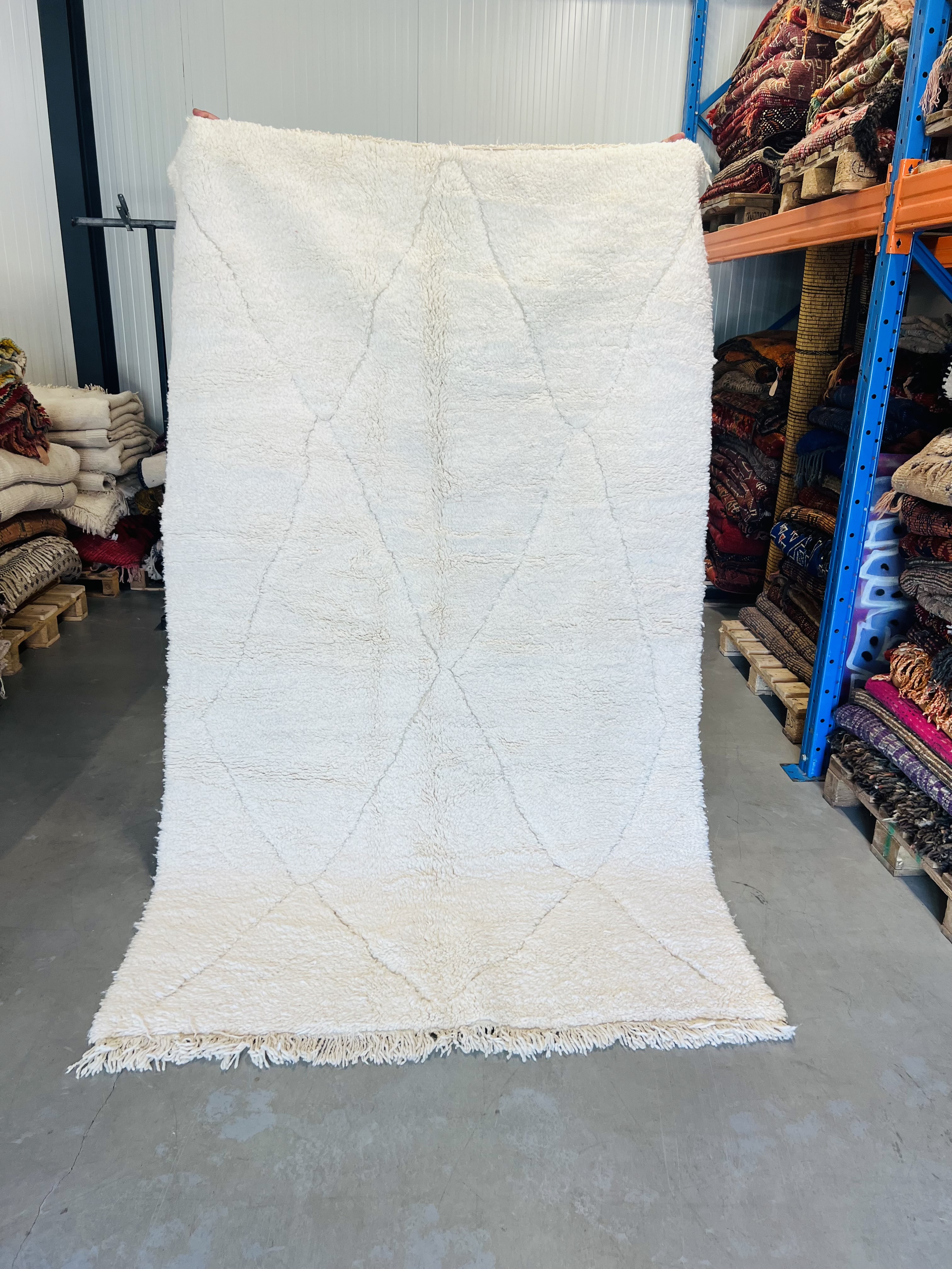 Modern Beni Ouarain 248 x 146 - Moroccan Beni Ouarain rug