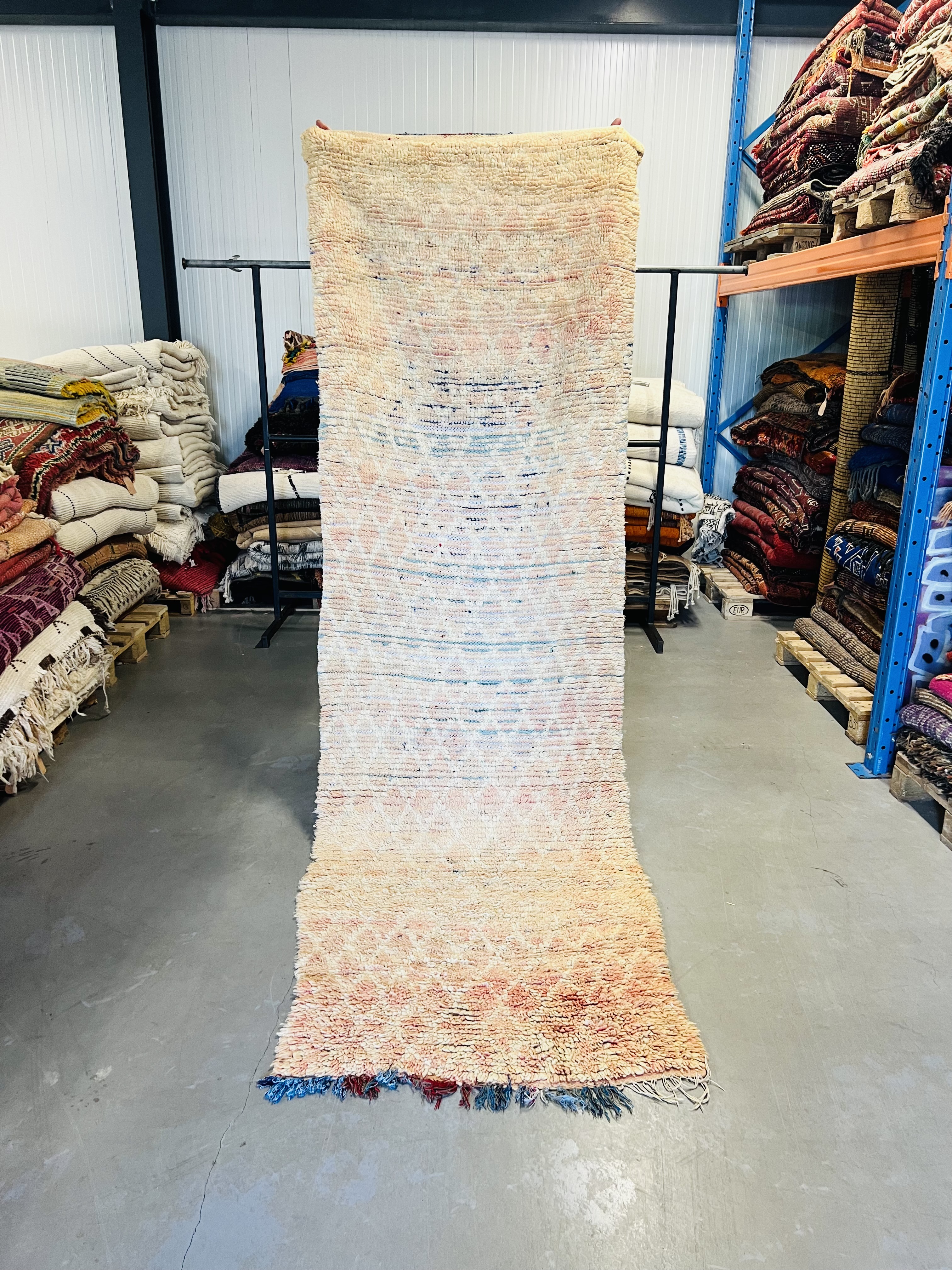 Boujaad Runner 307 x 100 - Moroccan Beni Ouarain rug