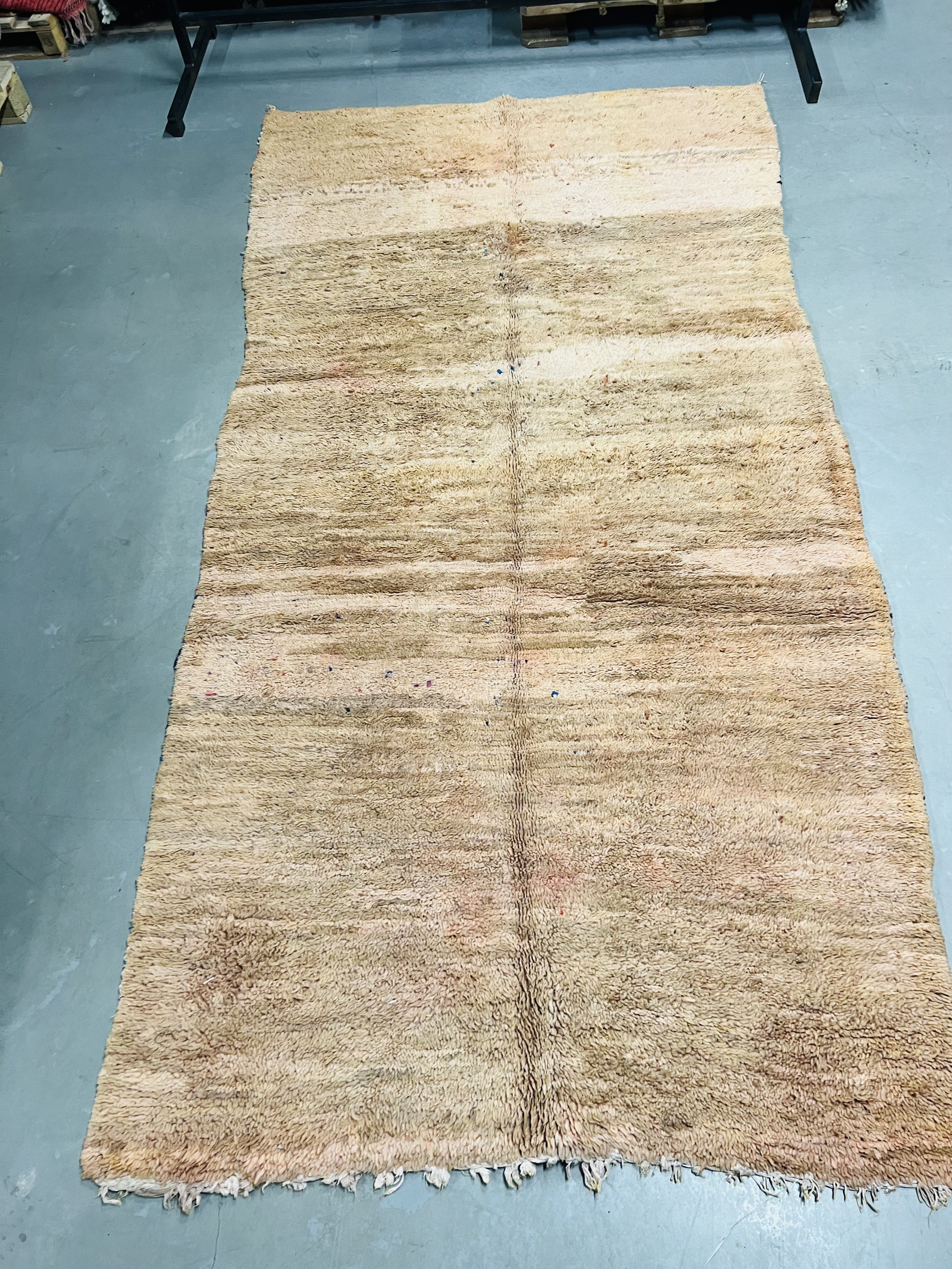 Vintage Beni Ouarain 221 x 140 - Moroccan Beni Ouarain rug