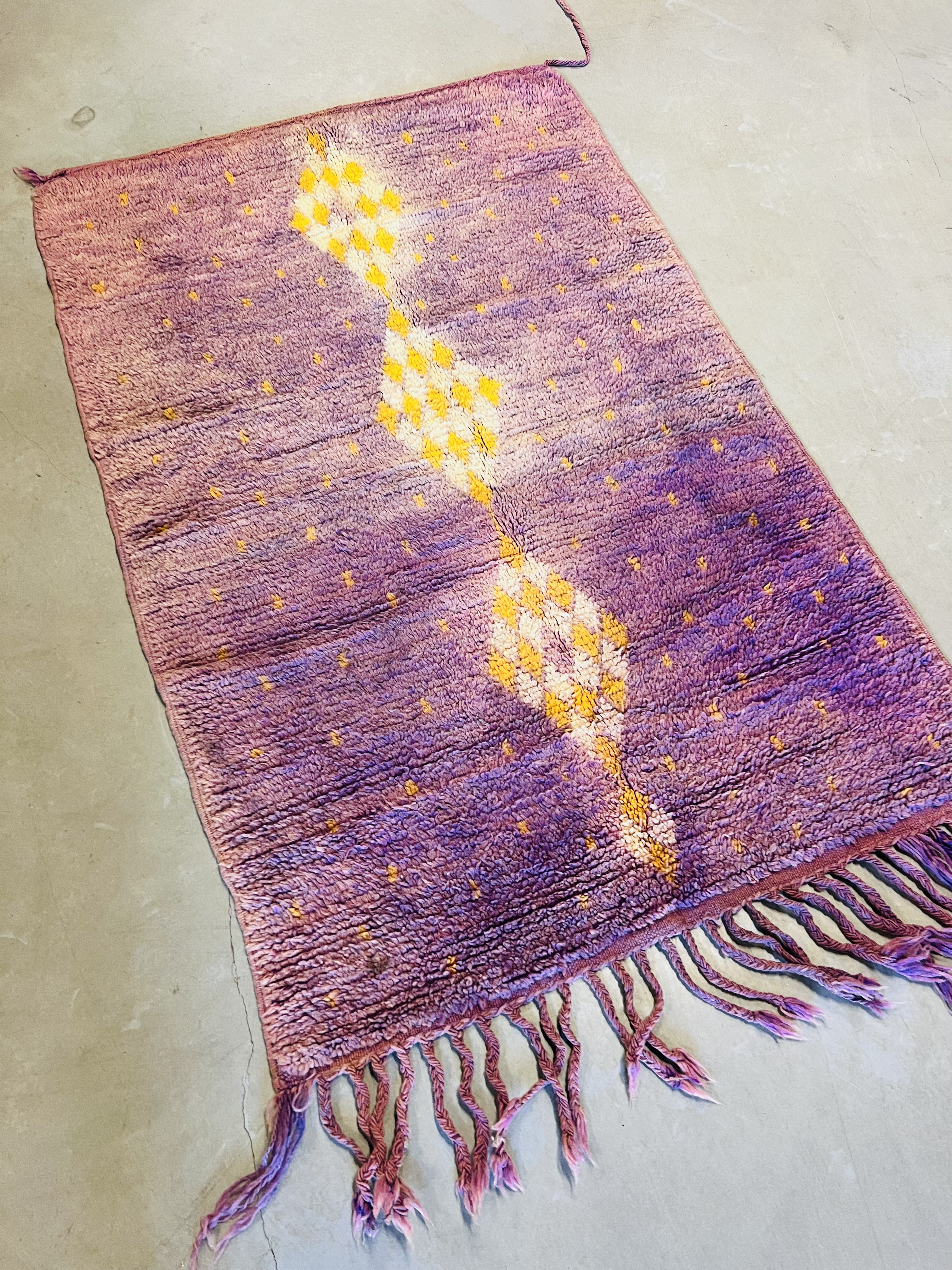 Authentic Beni Ouarain Rug 213 x 150 - Moroccan Beni Ouarain rug