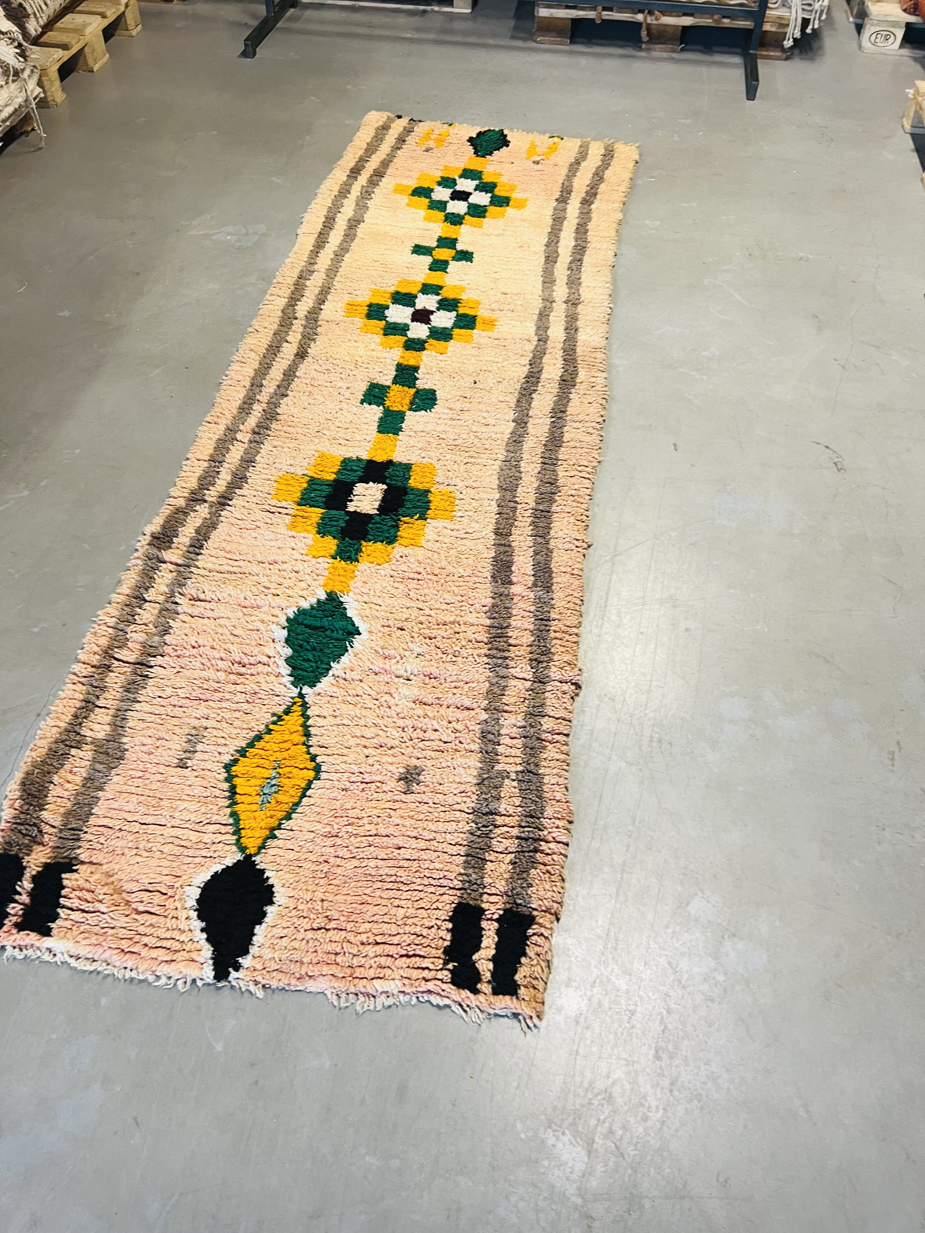 Authentic Beni Ouarain Rug 230 x 145 - Moroccan Beni Ouarain rug