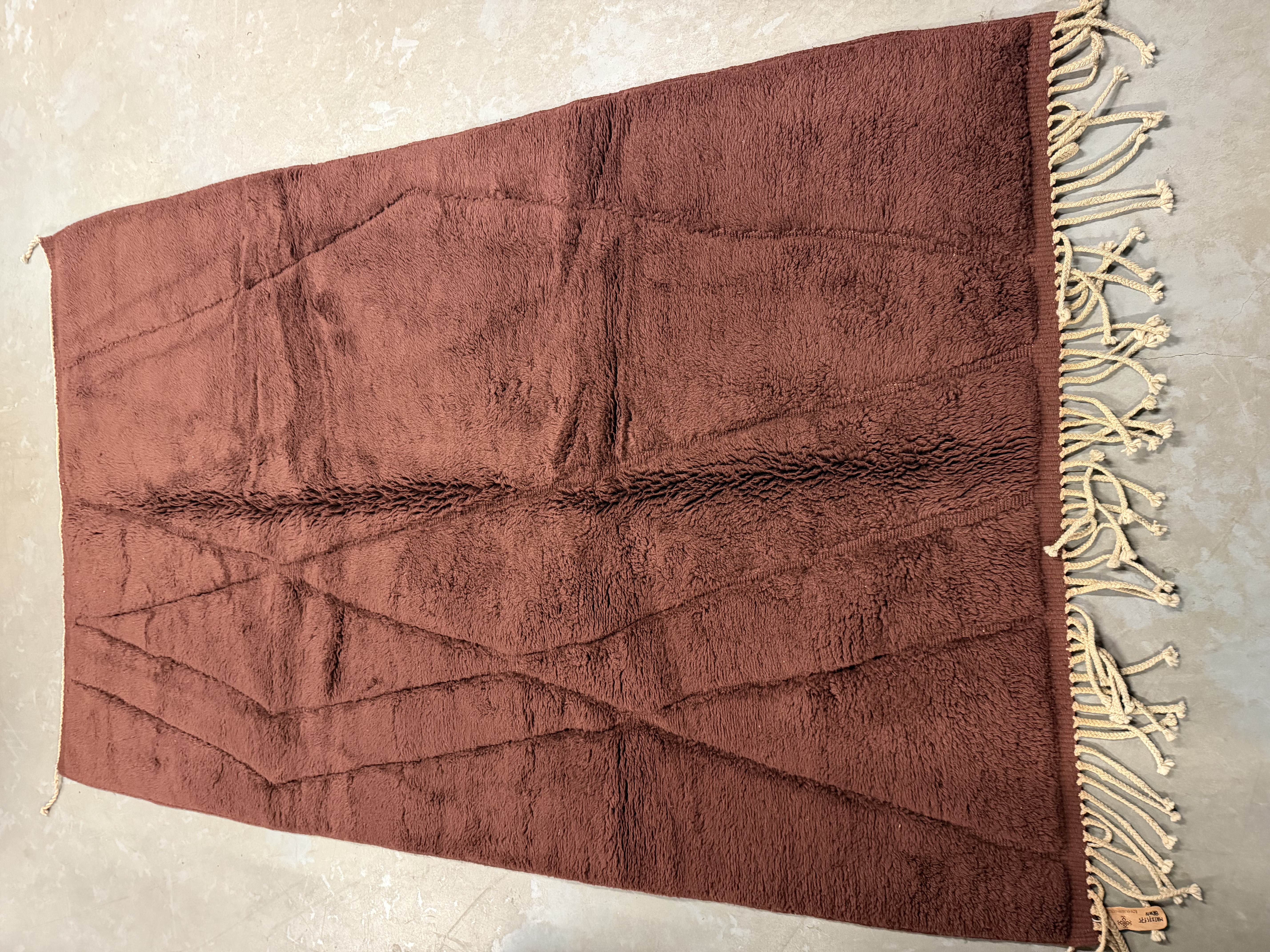 Beni Mrirt Brown Rug 275 X 175 - Moroccan Beni Ouarain rug