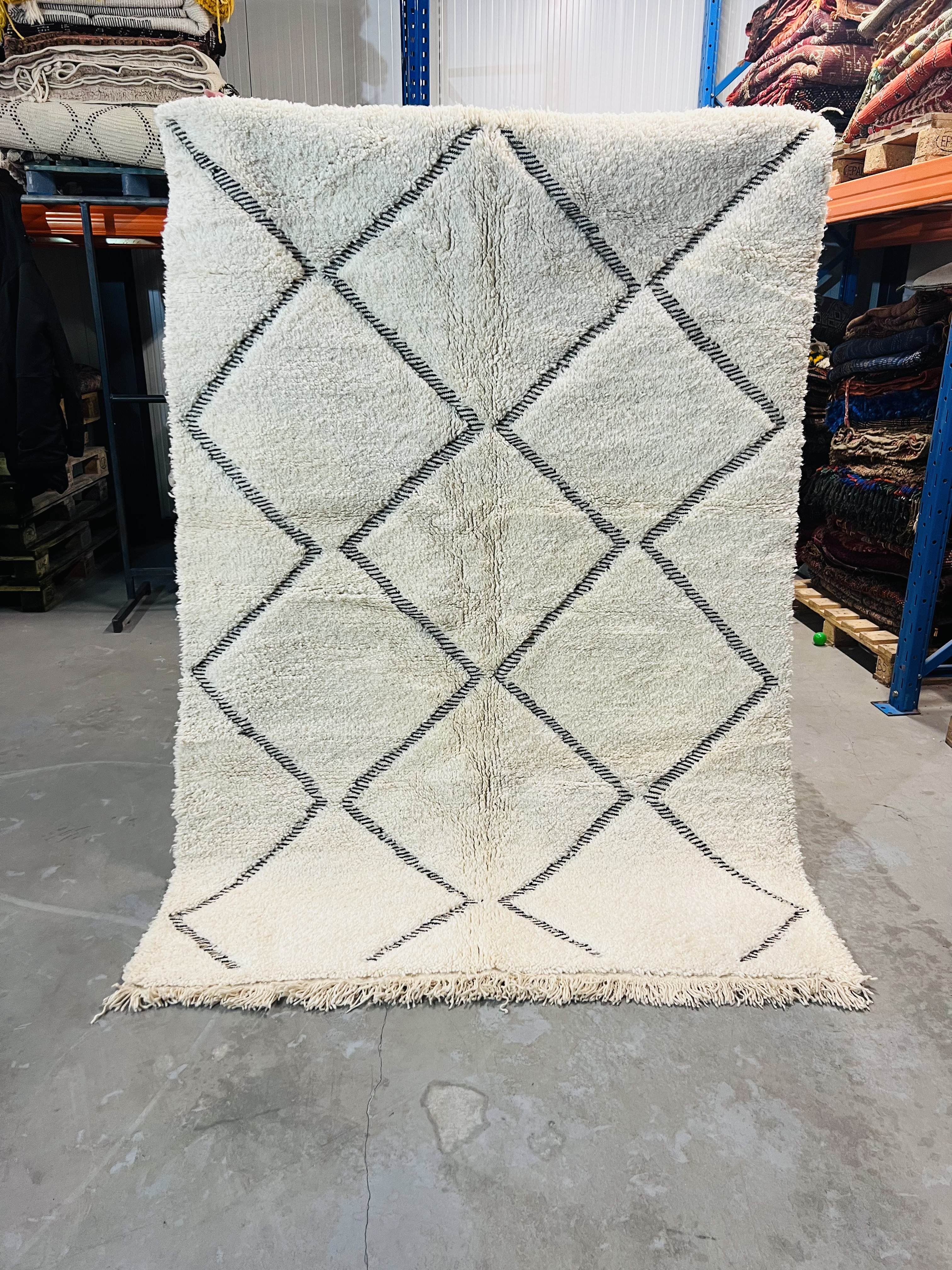 Modern Beni Ouarain 214 x 149 - Moroccan Beni Ouarain rug