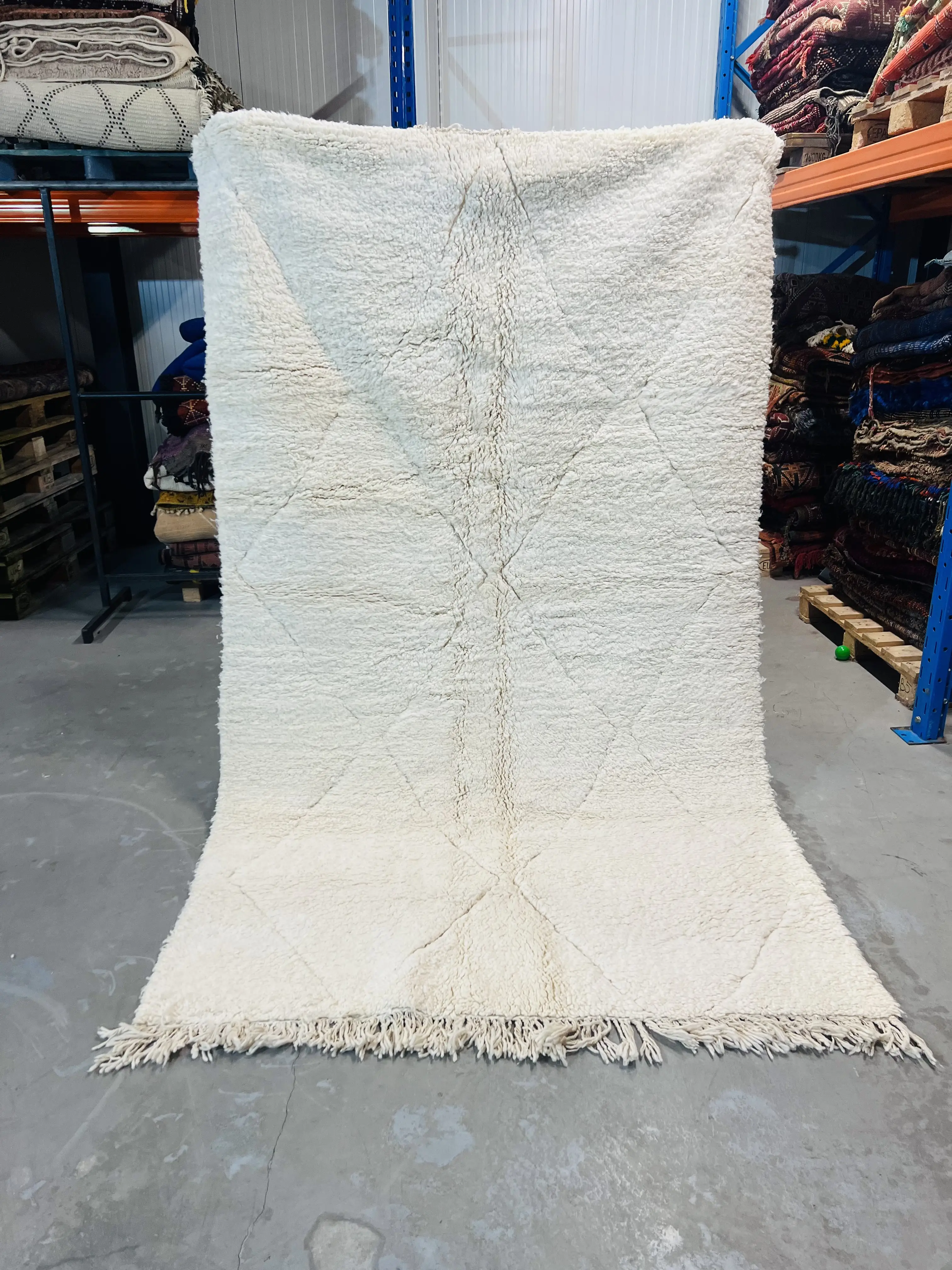 Modern Beni Ouarain 253 x 148 - Moroccan Beni Ouarain rug