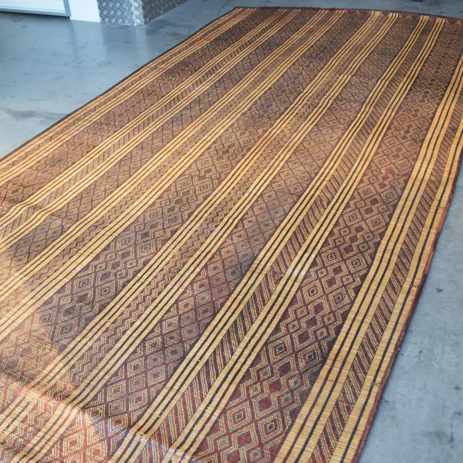 Tuareg Mat 457 x 199 - Moroccan Beni Ouarain rug