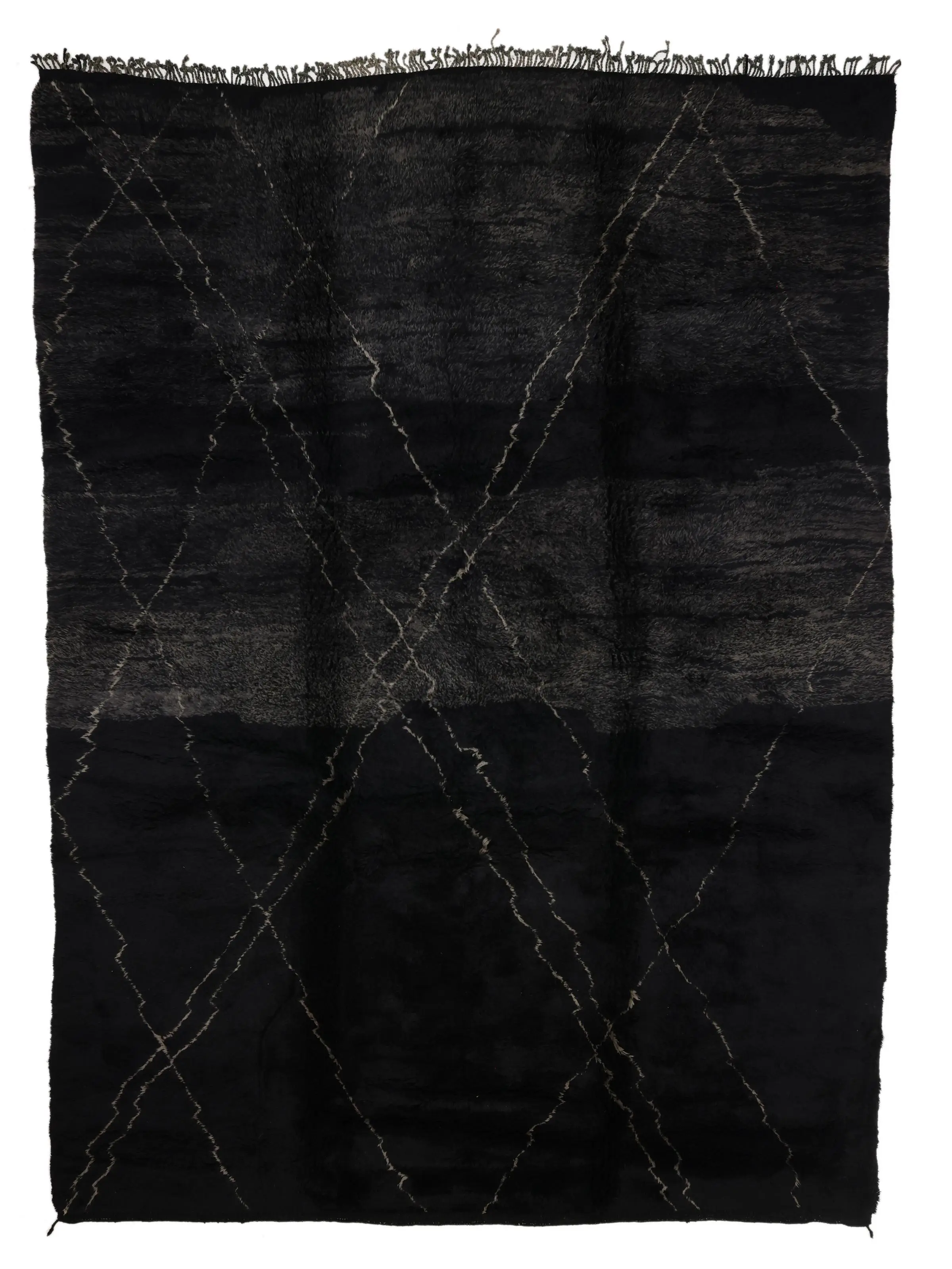 Assuf Noir— Beni Mrirt Rug - Custom Moroccan rug