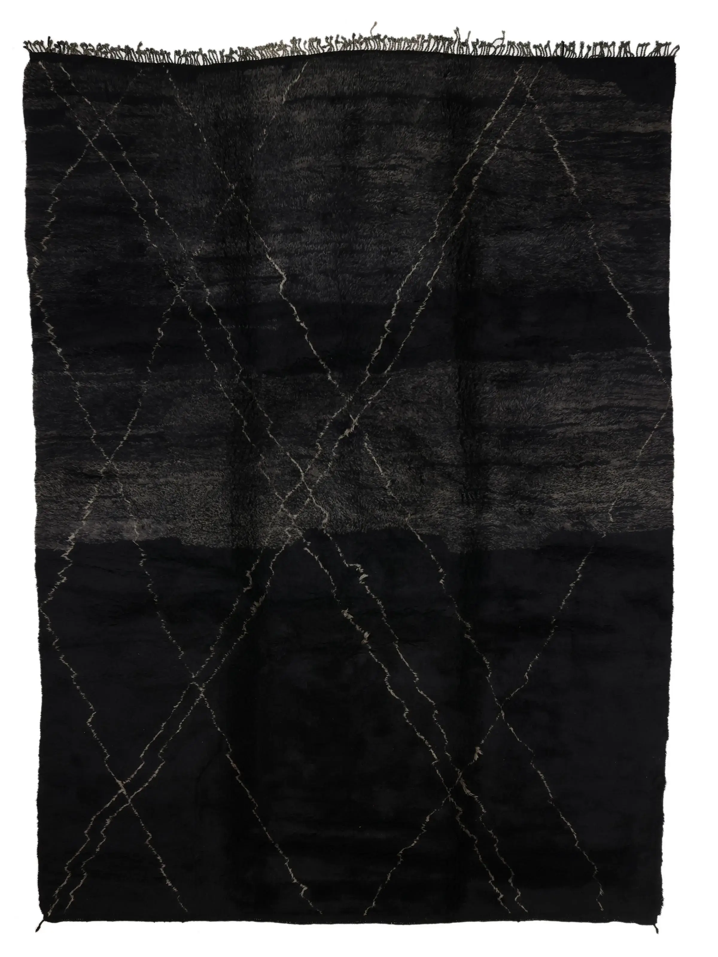 Assuf Noir— Beni Mrirt Rug - Custom Moroccan rug