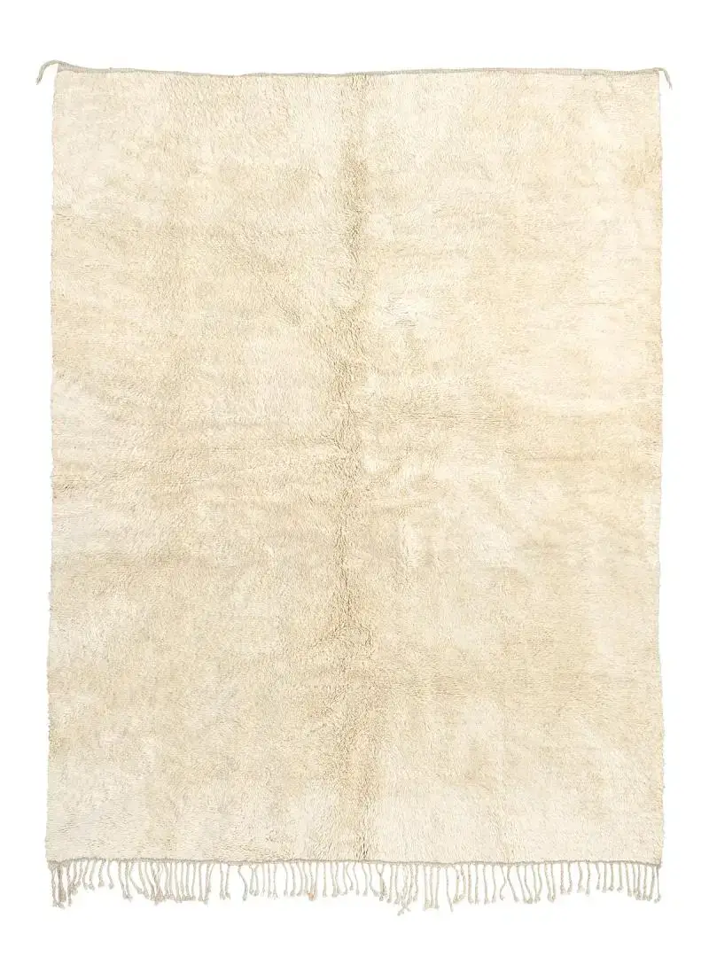 Nayla Natural Wool - Moroccan Beni Ouarain rug