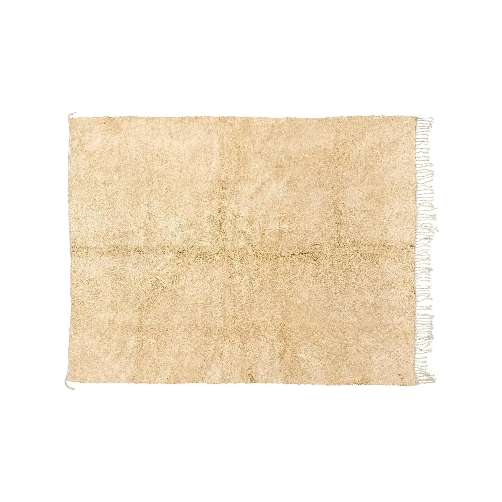 Nayla Natural Wool - Moroccan Beni Ouarain rug