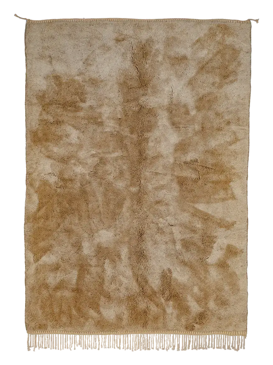 Nayla Natural Wool - Moroccan Beni Ouarain rug